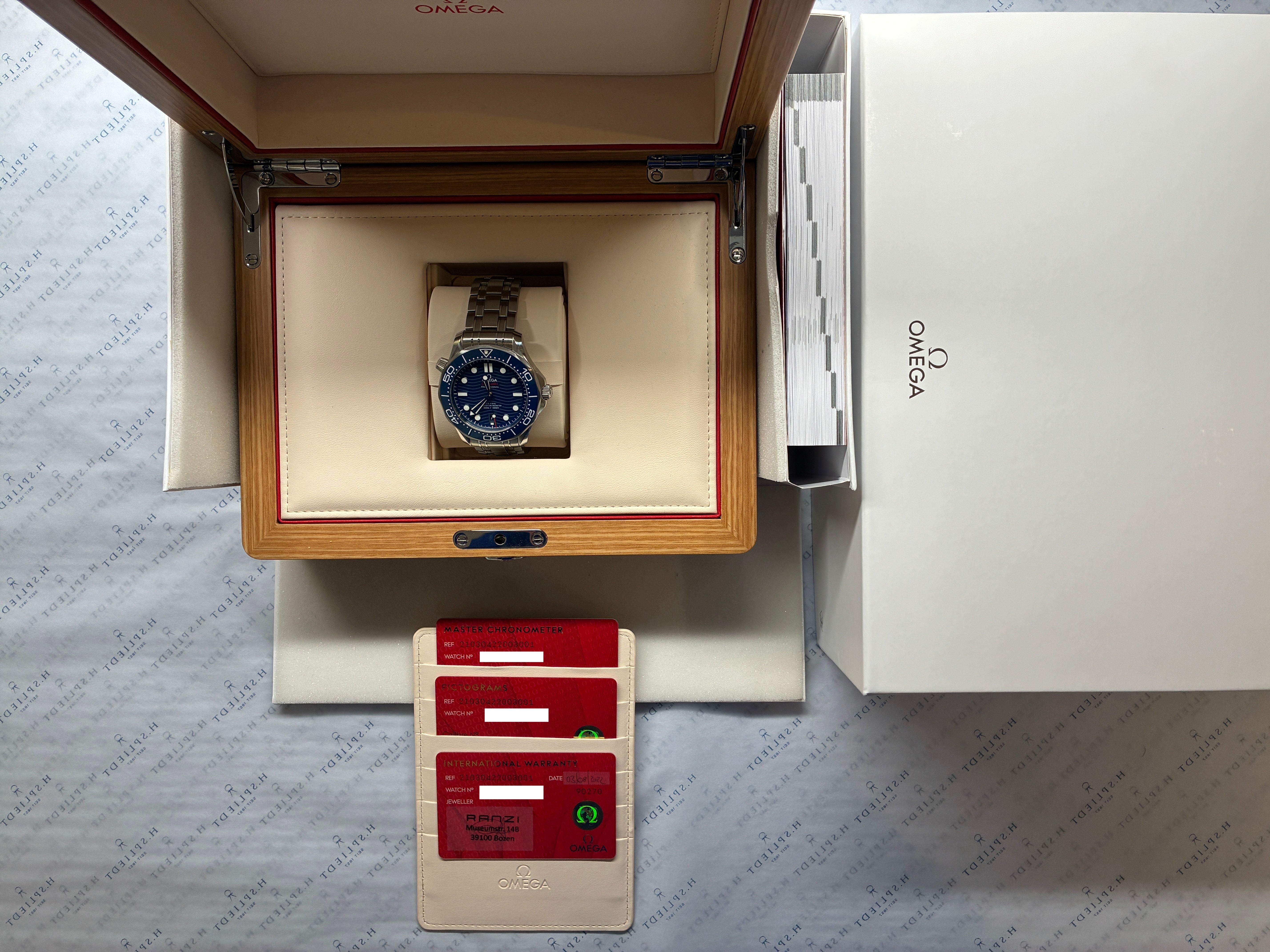 Seamaster Diver 300 M / very good condt. / Blue Dial / Full-Set / 2022