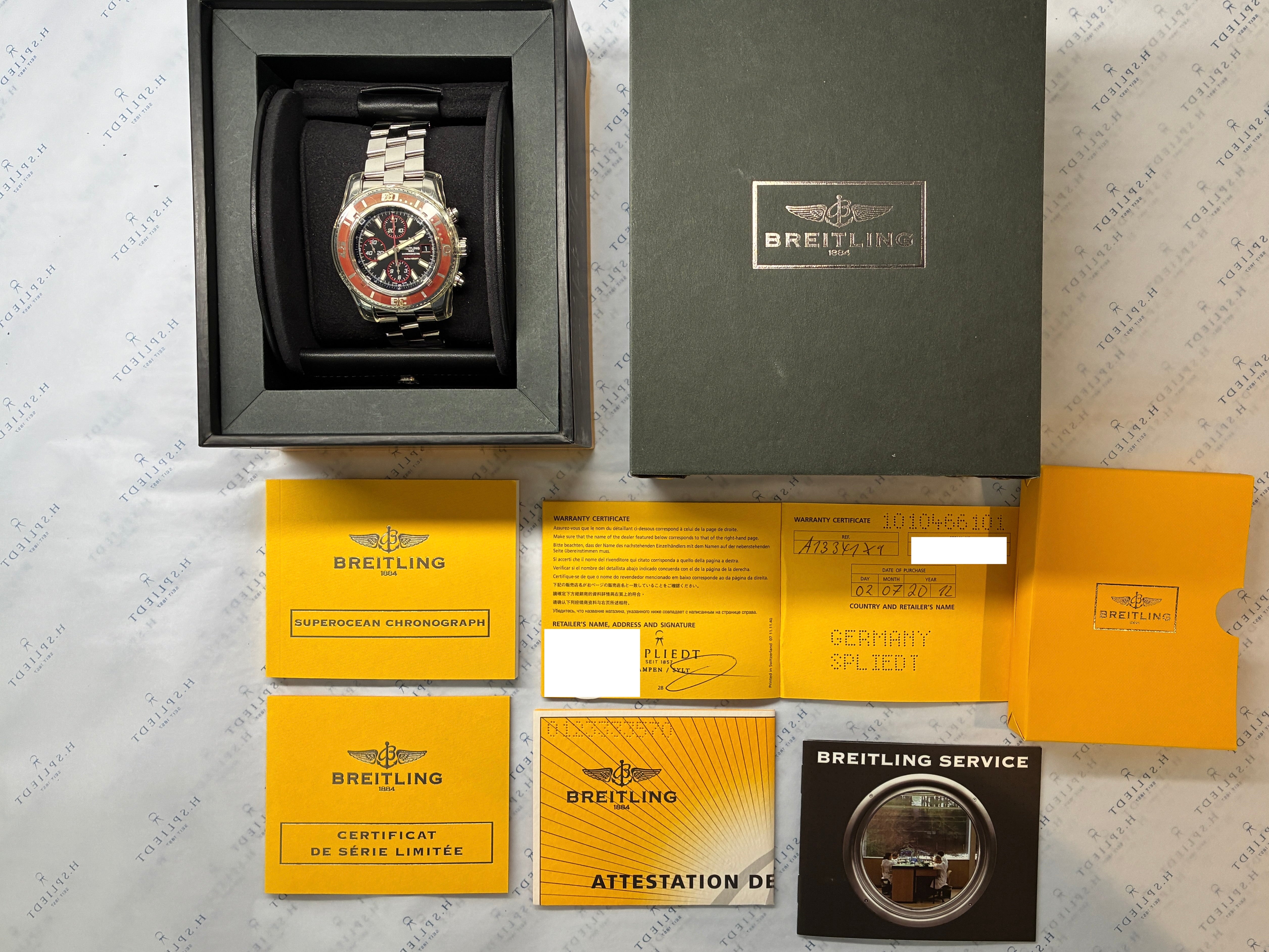 Superocean Chronograph II Limited Edition / Full-Set / 2012