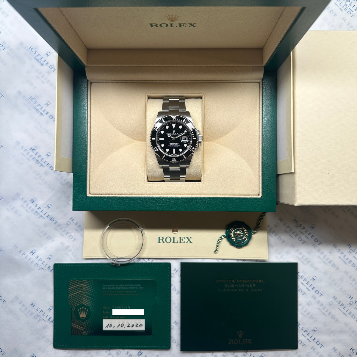Submariner Date 126610LN / Box and Paper / very good Condition / 2020