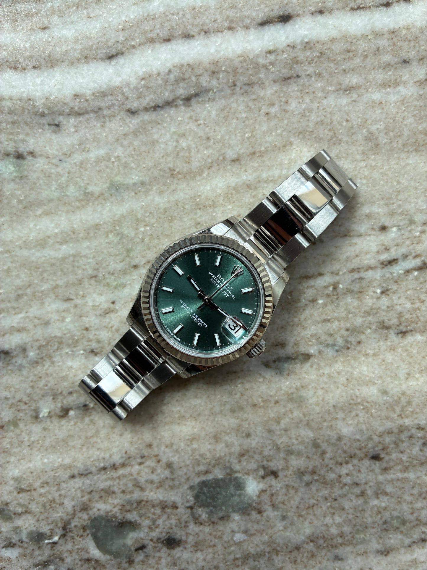 Rolex Datejust 31 / Green Dial / Box & Papers / Full-Set / 2021