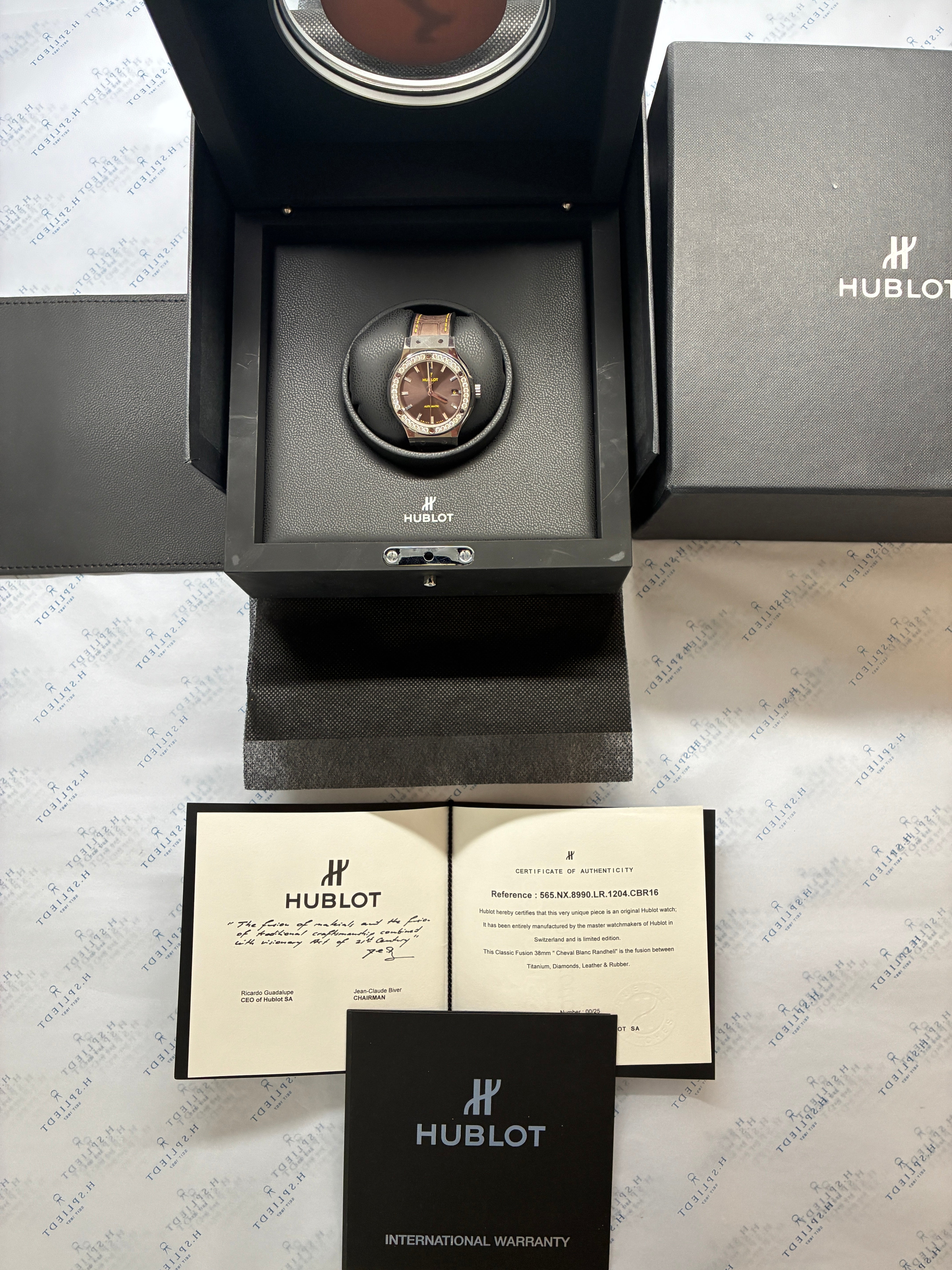 Hublot - Classic Fusion Aerofusion / Cheval Blanc / Limited Edition / Leather Strap / Full-Set - [product_sku]