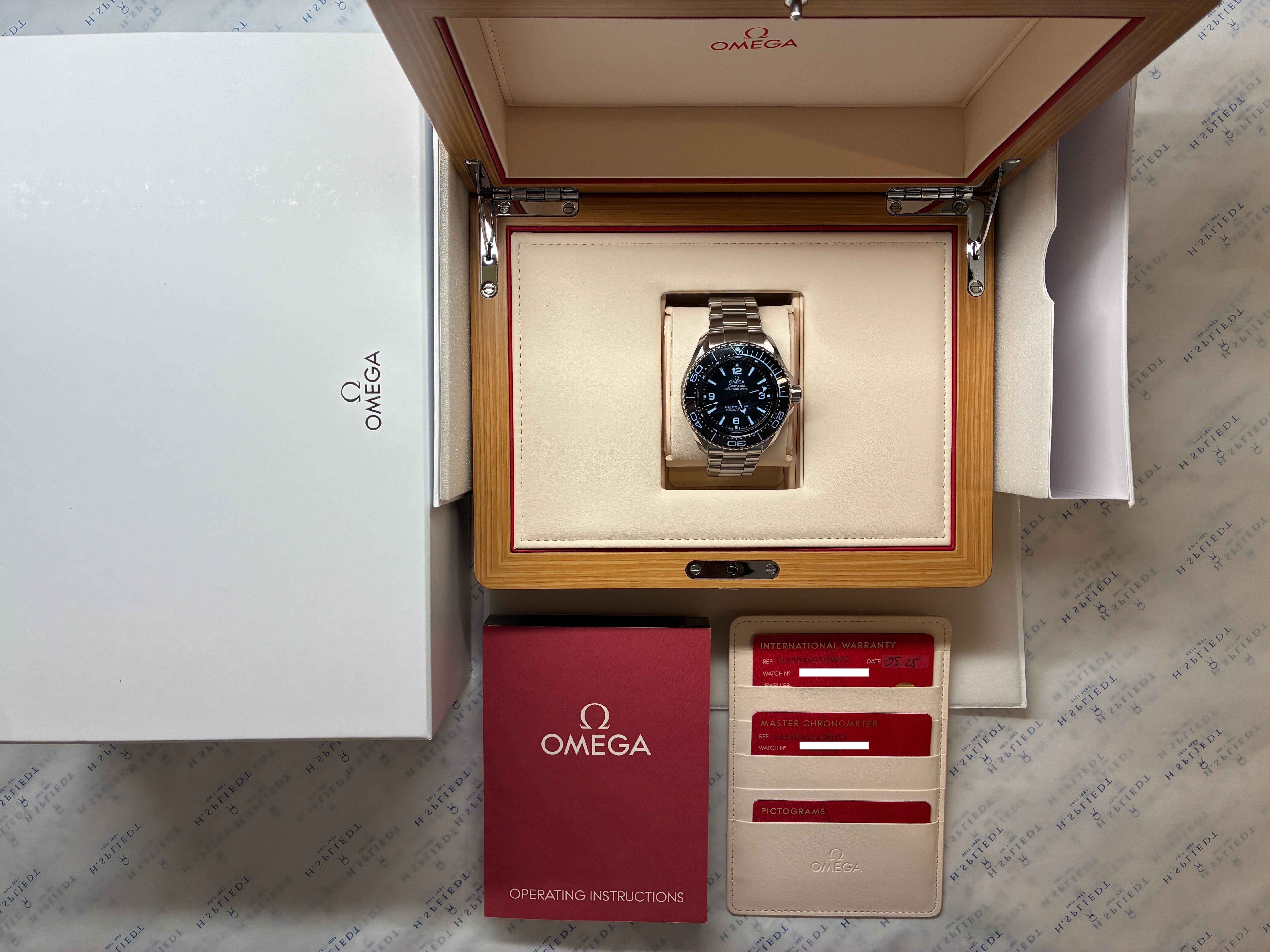 Seamaster Ultra Deep 6000M / very good condt. / Stainless steel / Full-Set / 2025 / 4 years Omega guarantee