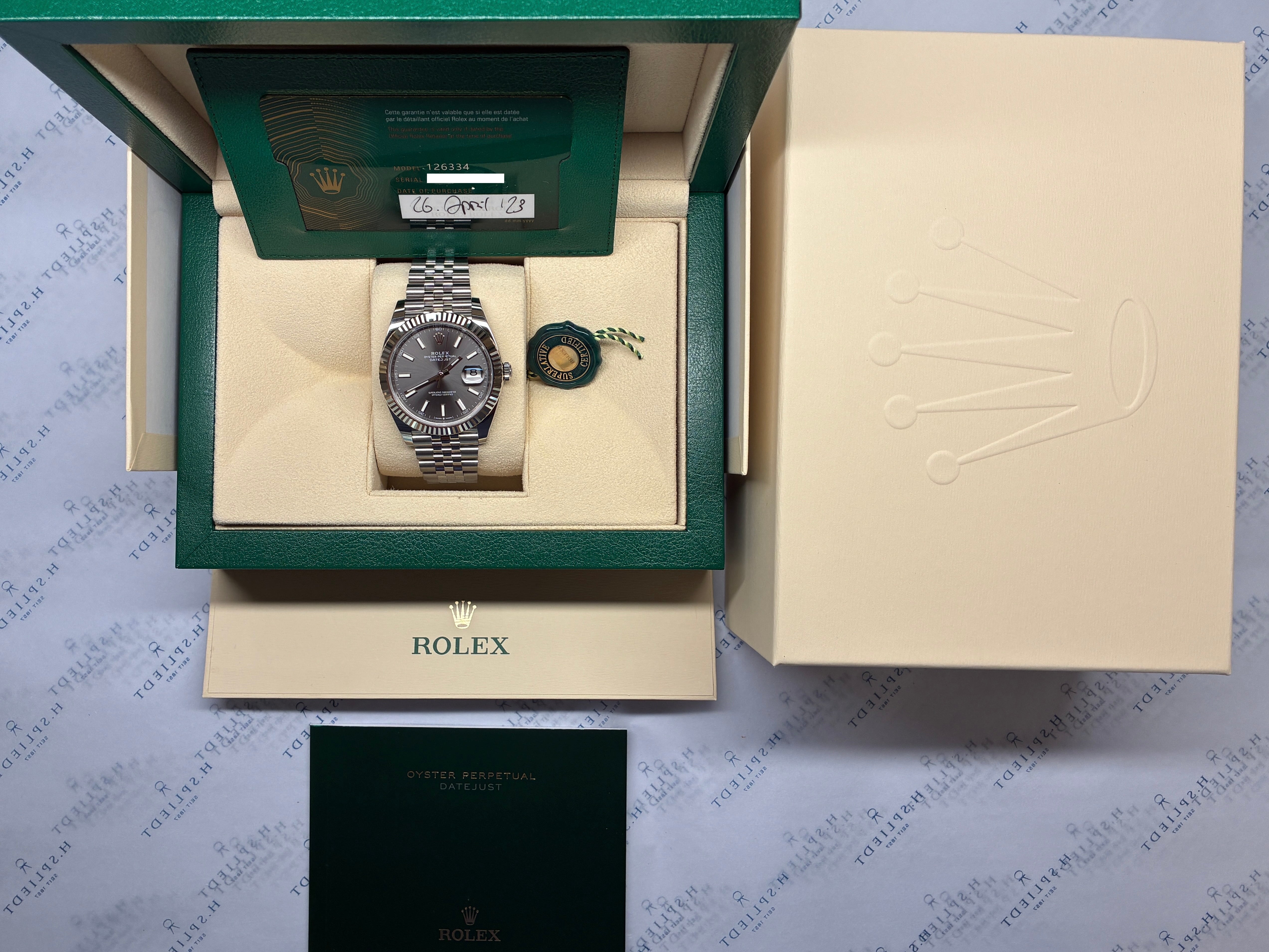 Rolex - Datejust 41 / very good condt. / Like New / Box & Papers / 2023 - [product_sku]