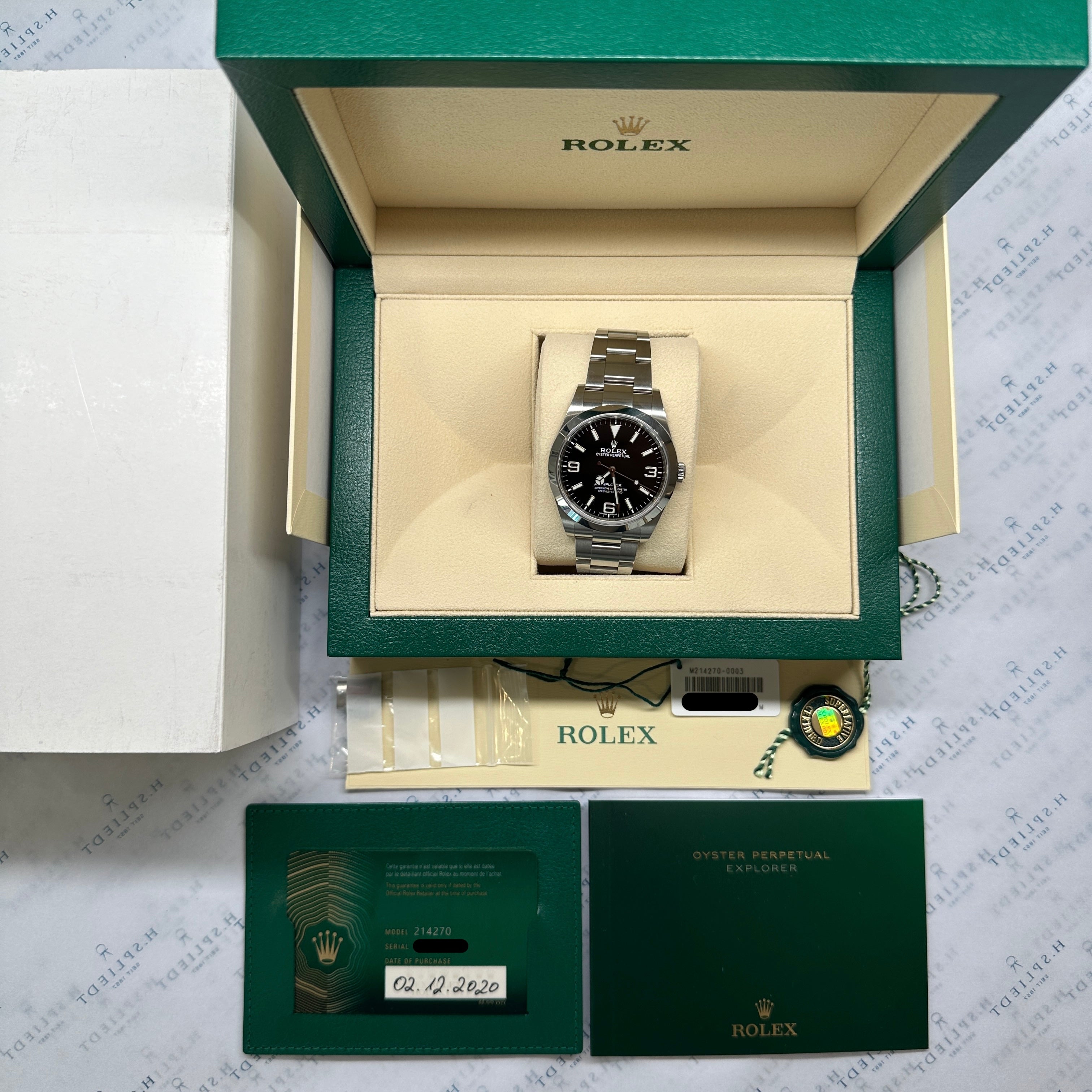 Rolex - Explorer 214270 / Full Set / very good Condition / 39mm / 2020 - [product_sku]
