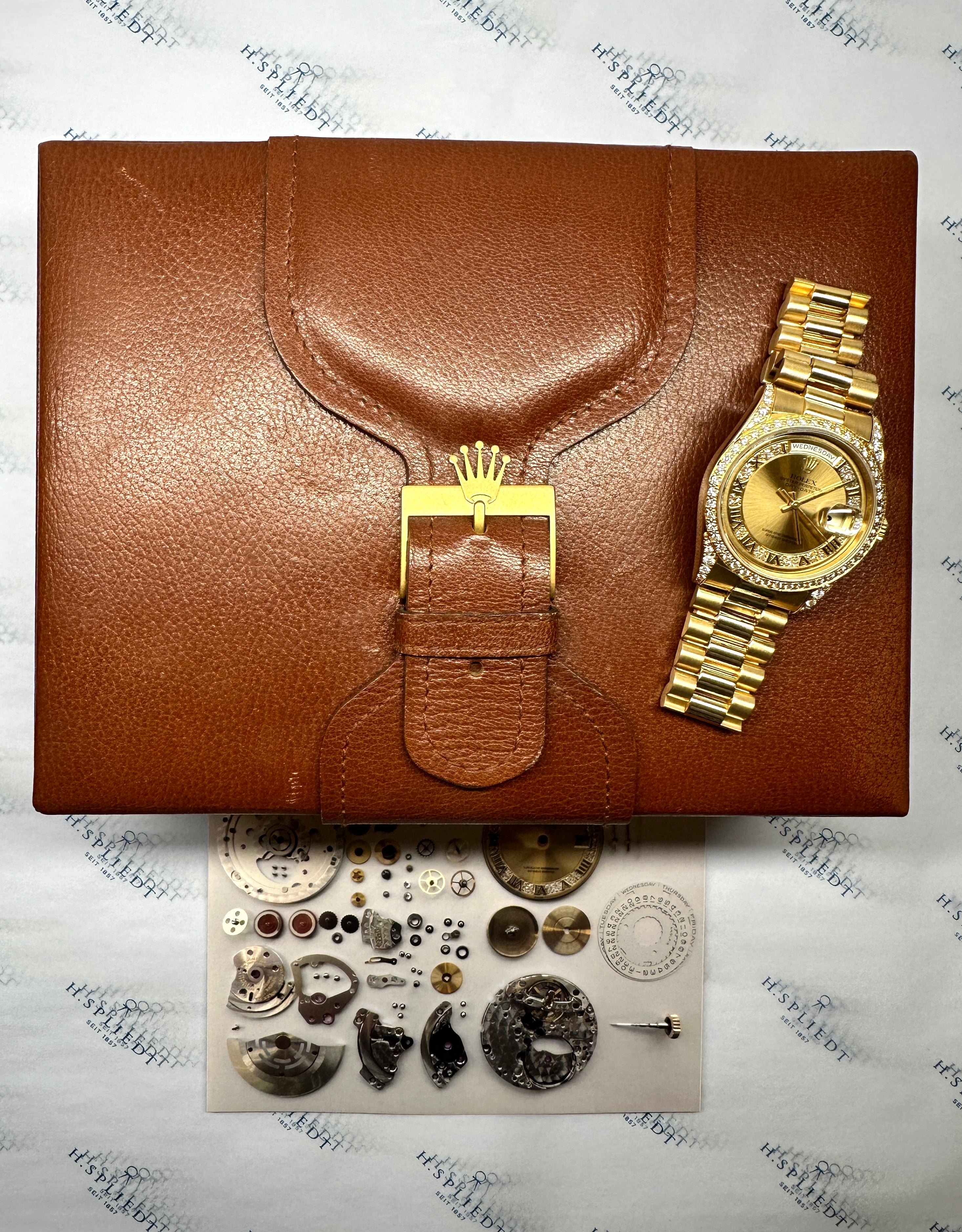 Day-Date 36 Gold Diamonds 18388 Service 2025 (incl Box) -1991-