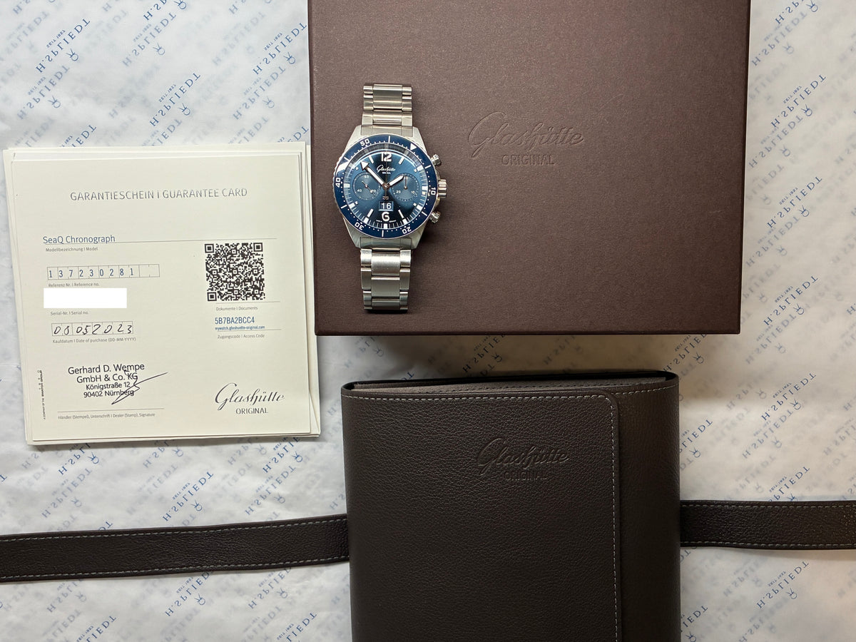 SeaQ / Stainless Steel Strap / Chronograph / very good condt. / Full-Set / 2023