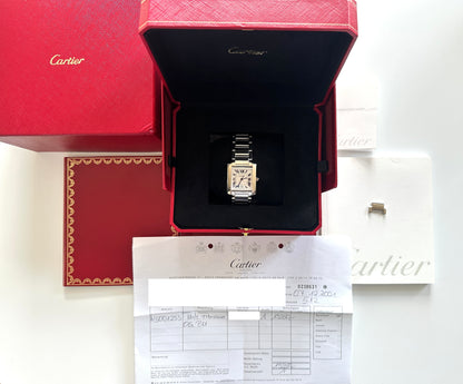 Tank Francaise Whitegold Automatic Ref. 2366 / Rare / Erstkaufrechnung -Deutschland 2001-