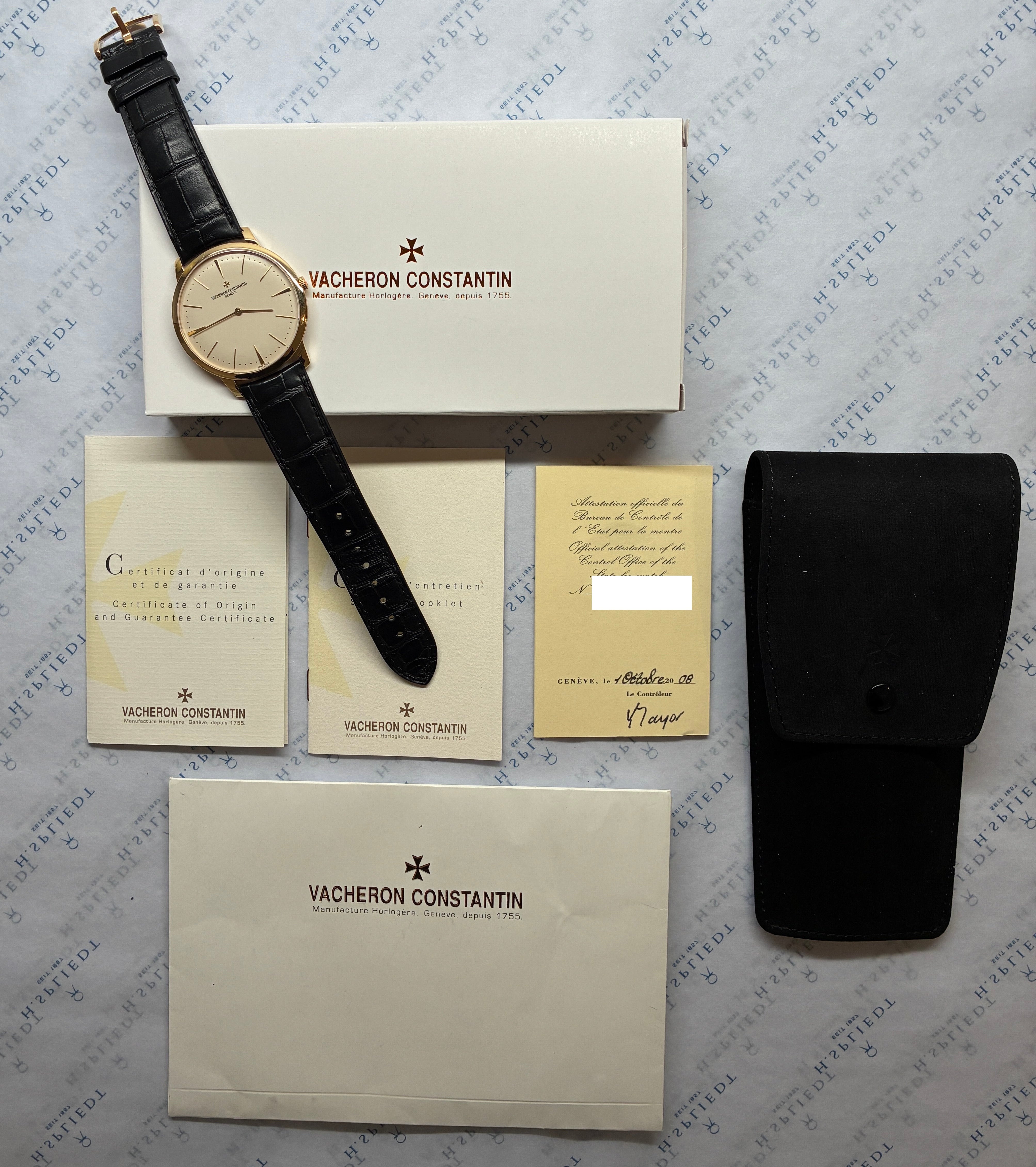 Grand Taille / Patrimony / Service 2026 / New Strap / Papers / 2008