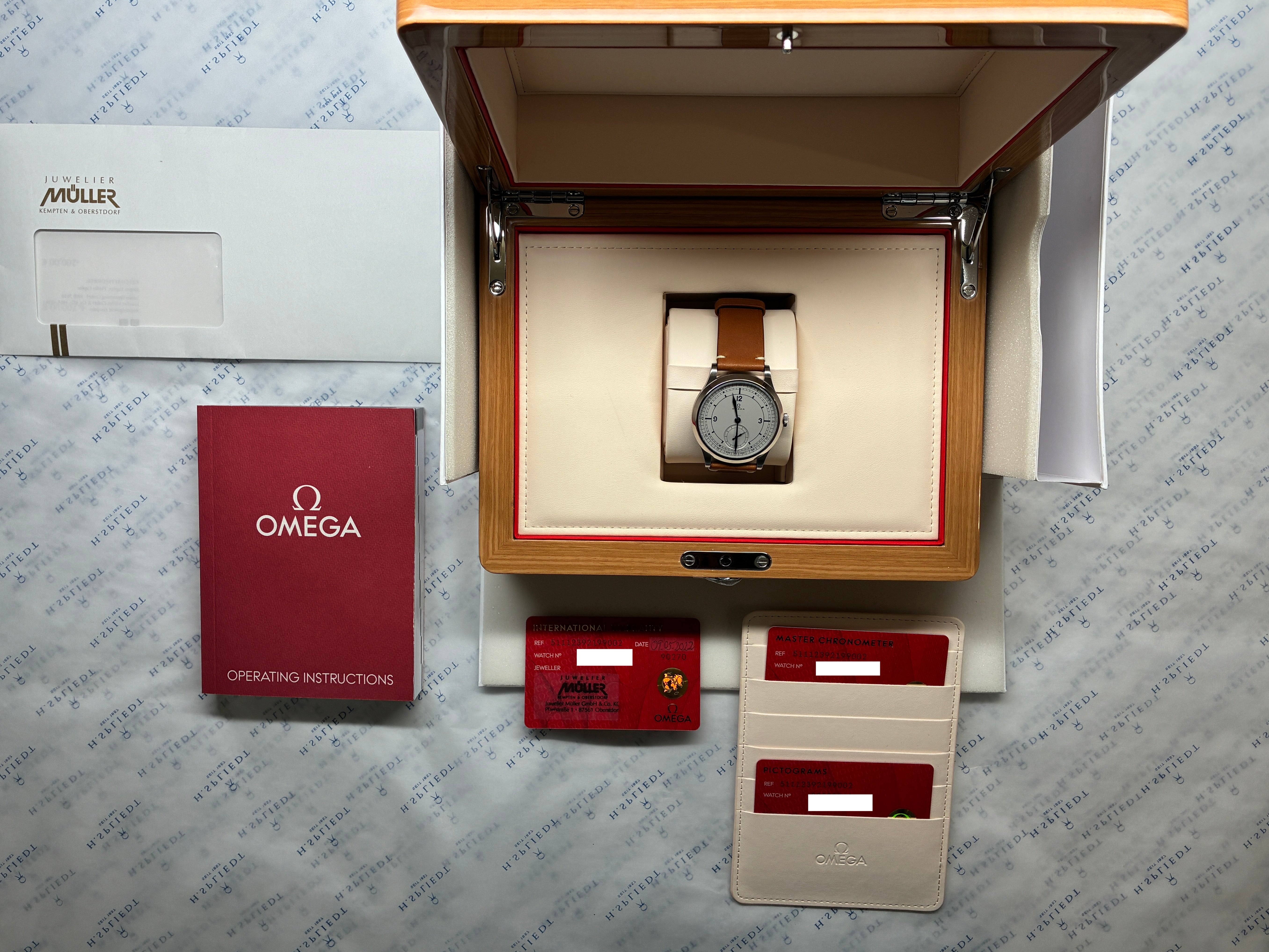 Classic / very good condt. / Leatherstrap / Full-Set / 2022 Omega CK 859 Specialities / Numbered Edition