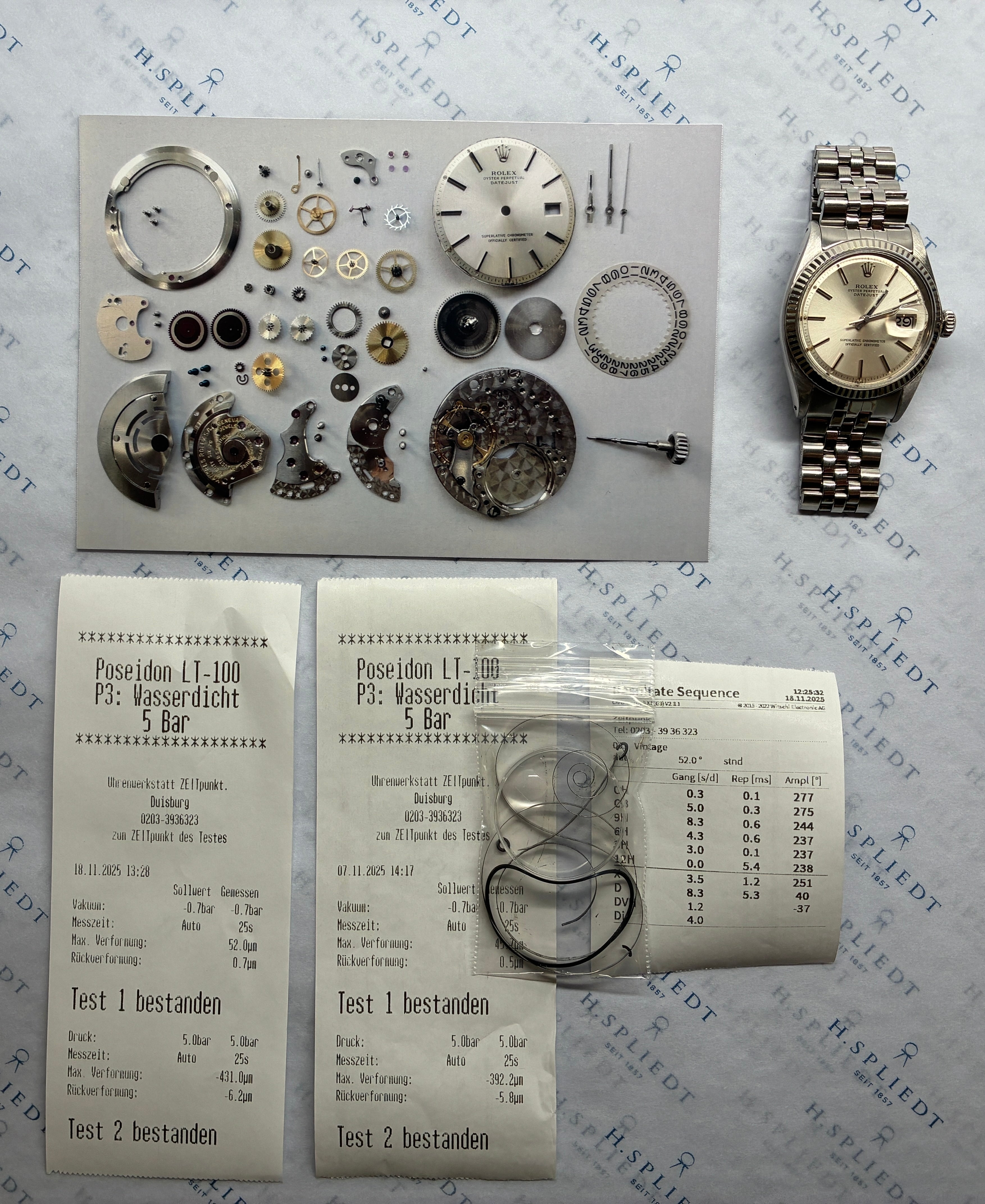 Datejust 36 Vintage 1601 aus 1965 (Service 2025)
