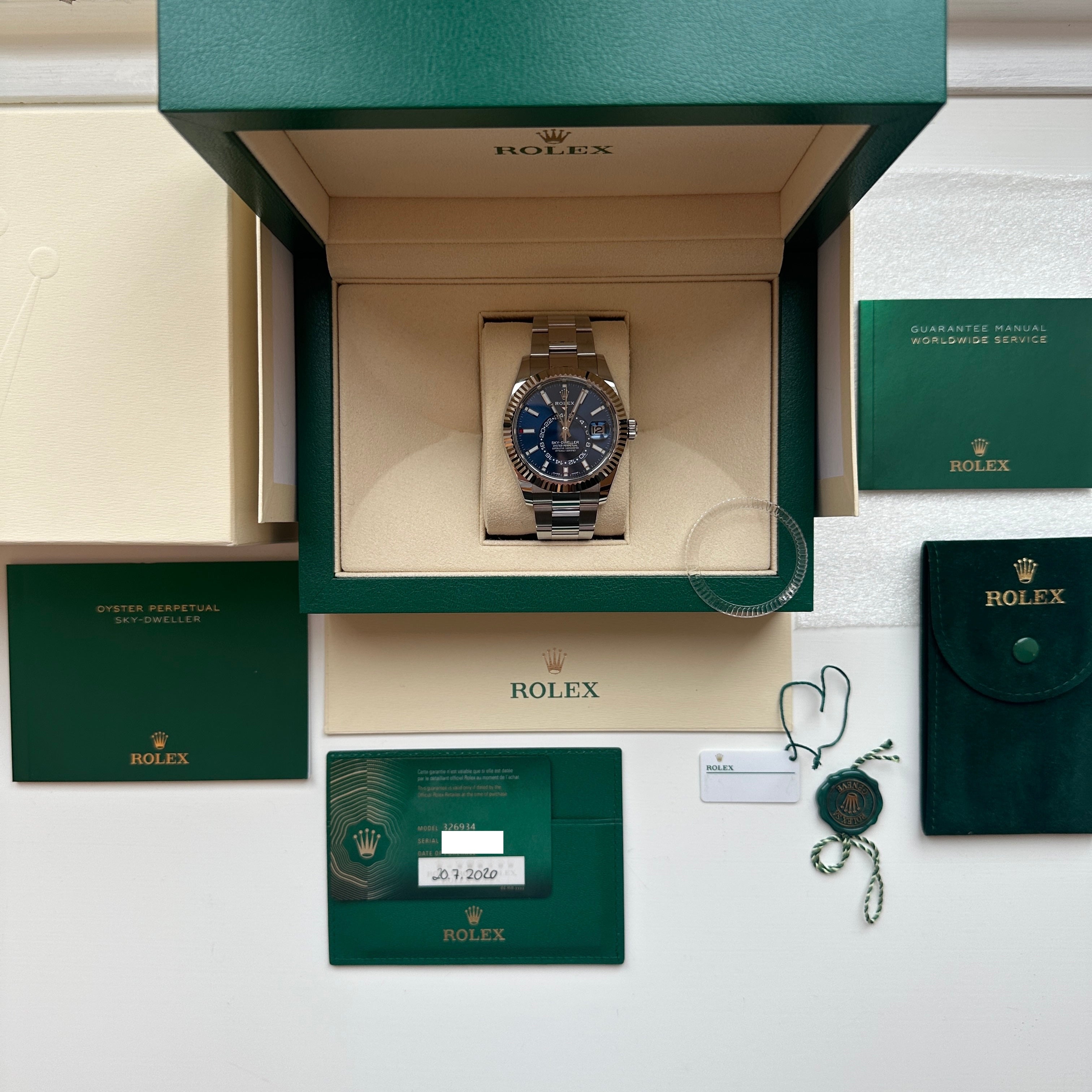 Rolex - Sky-Dweller / blue dial / 2020 - [product_sku]