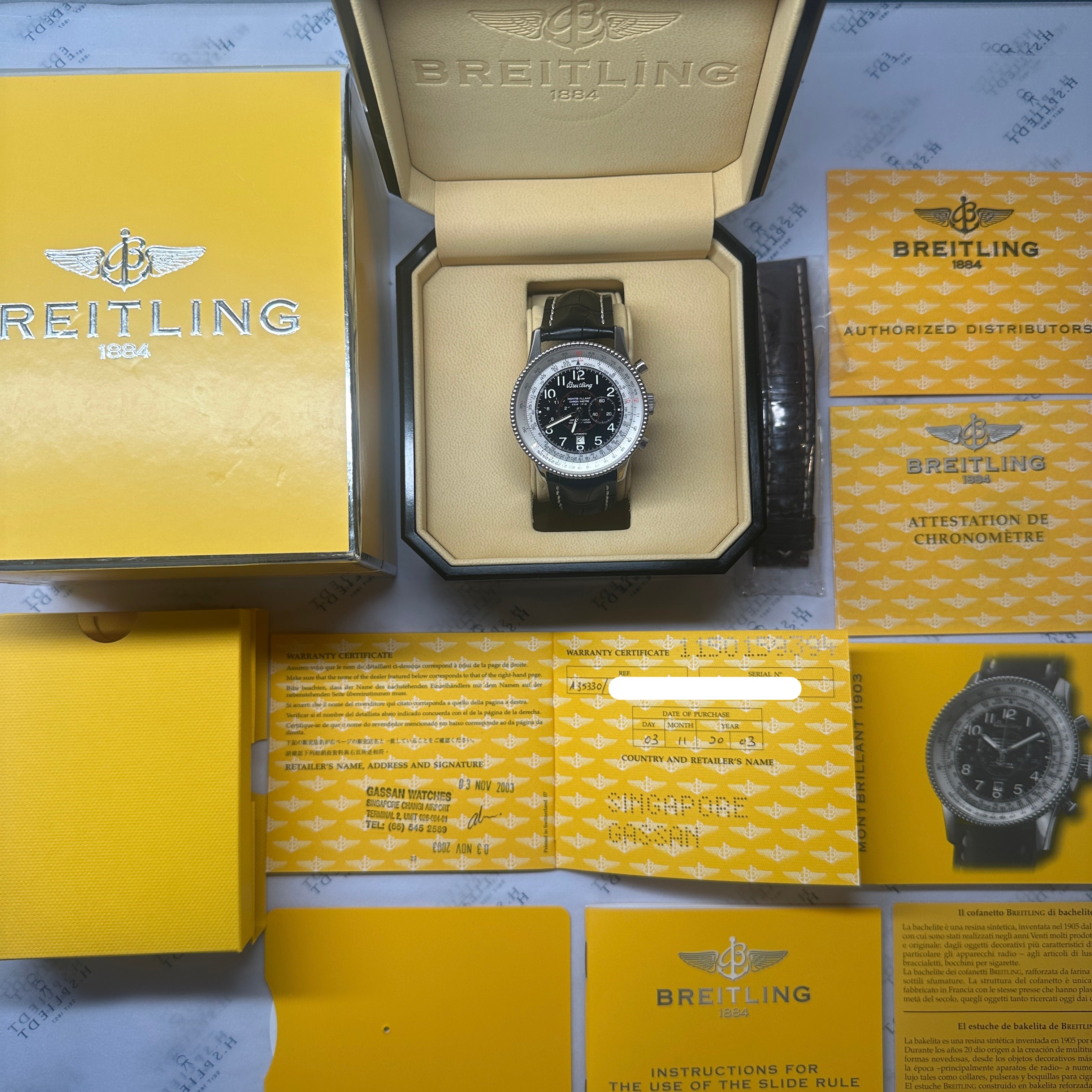 Breitling - Montbrillant Steel / Full Set / very good Condition / 2003 - [product_sku]