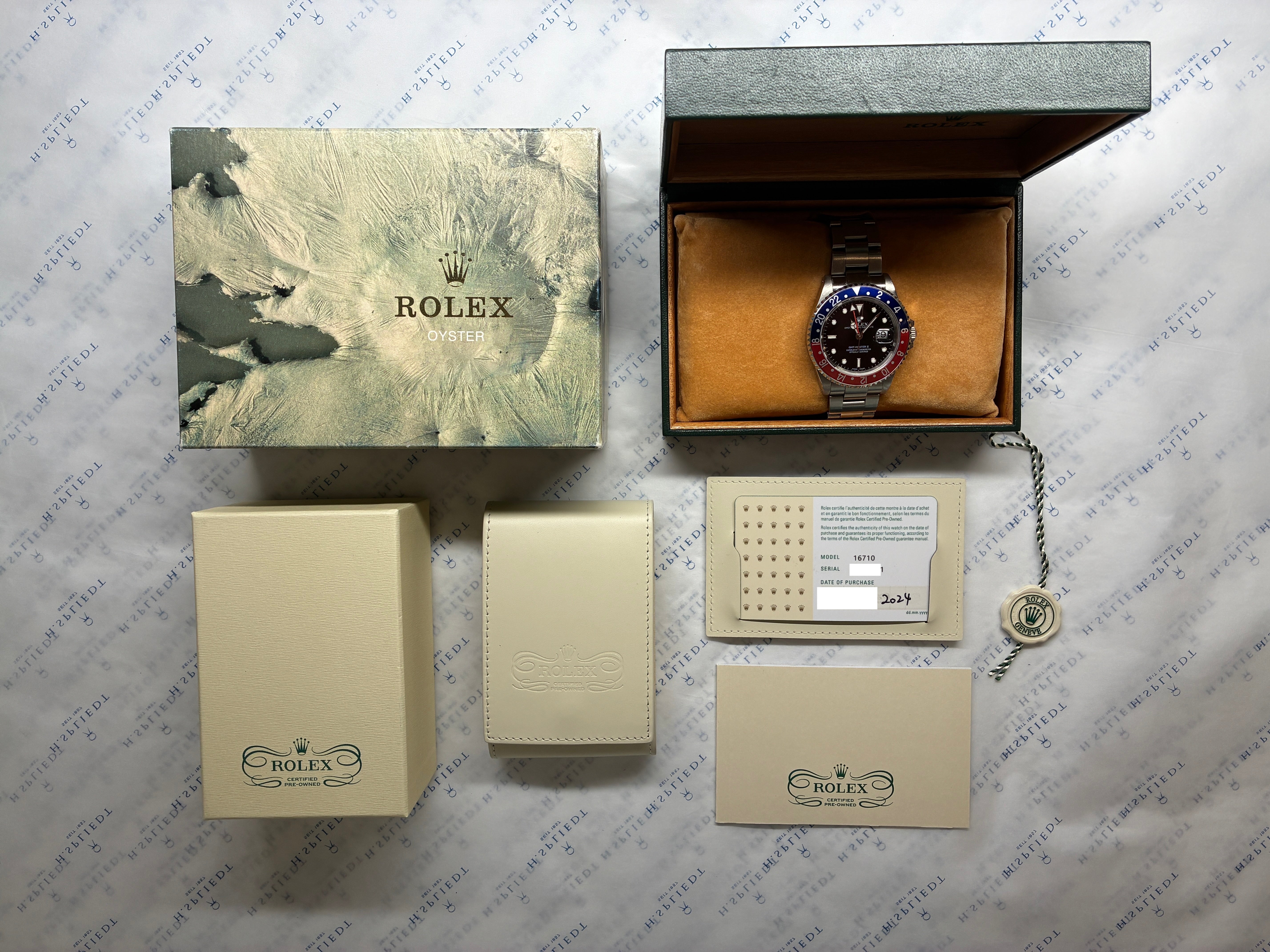GMT-Master II / Pepsi / CPO / Full Set / sehr guter Zustand (2001)