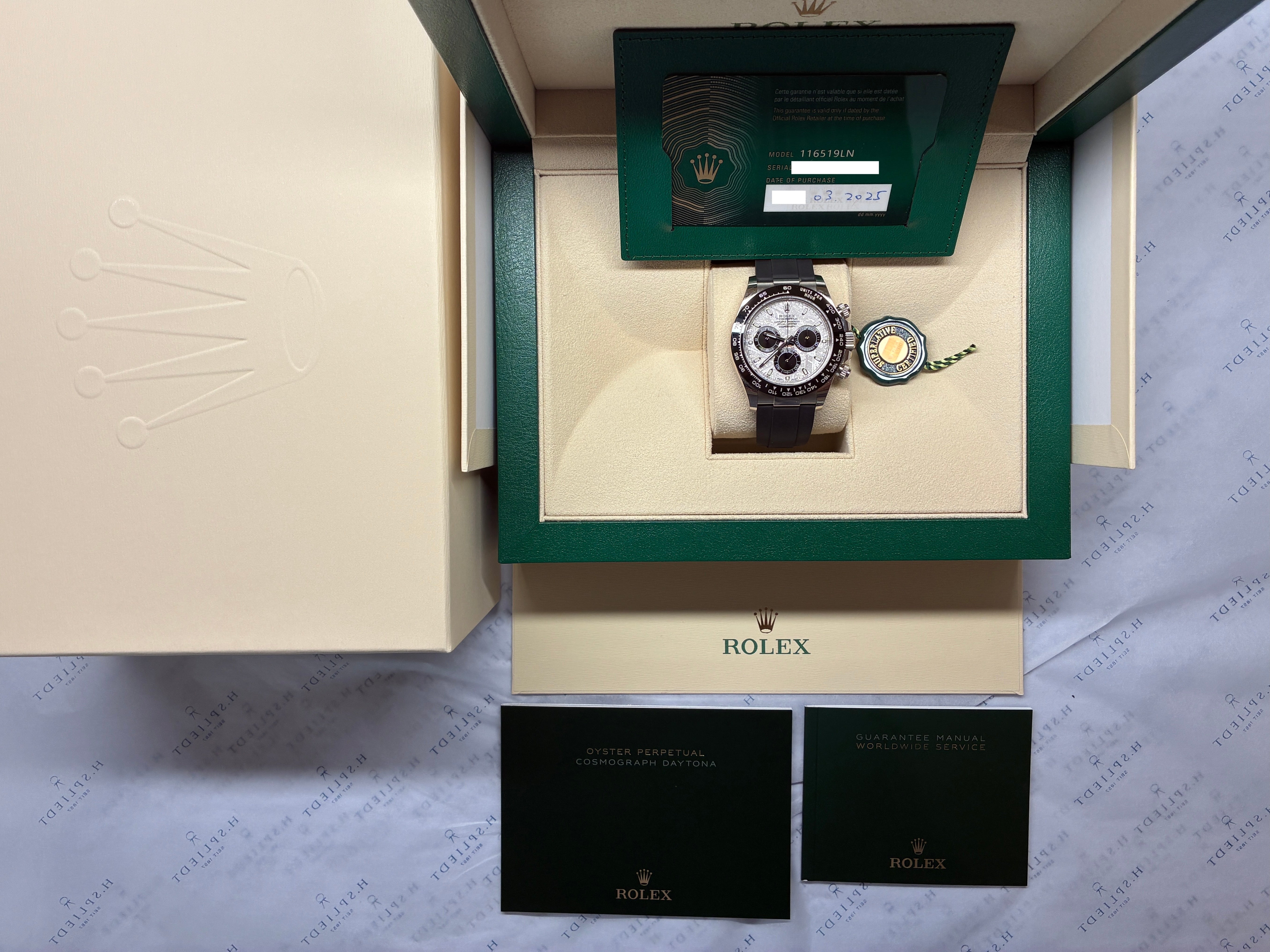 Daytona / Whitegold / Meteorite Dial / Full-Set / 2025