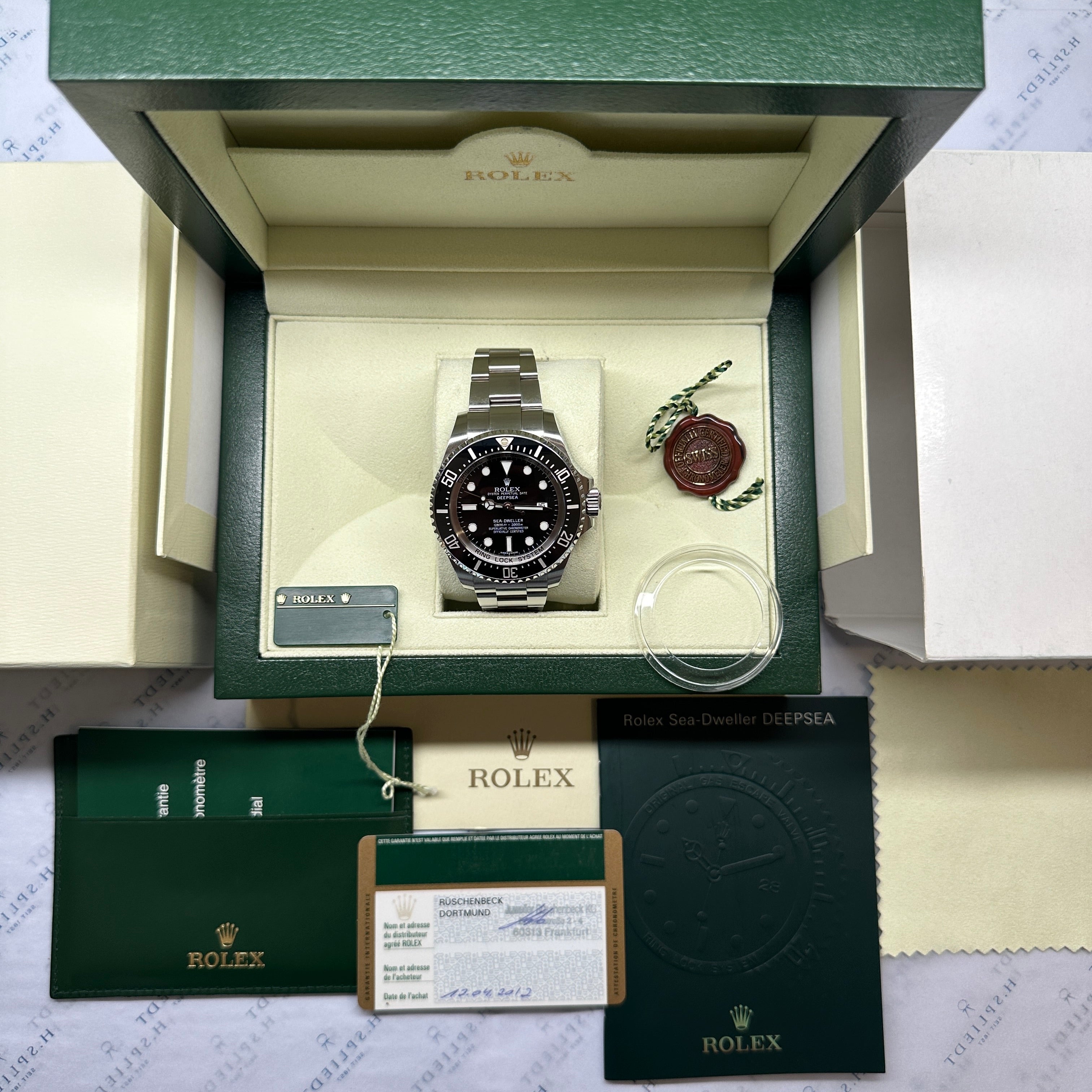 Sea-Dweller Deepsea 116660 Black / pretty Condition / Full Links / Premium Full Set / 2 years Waranty / LC100 / 2012