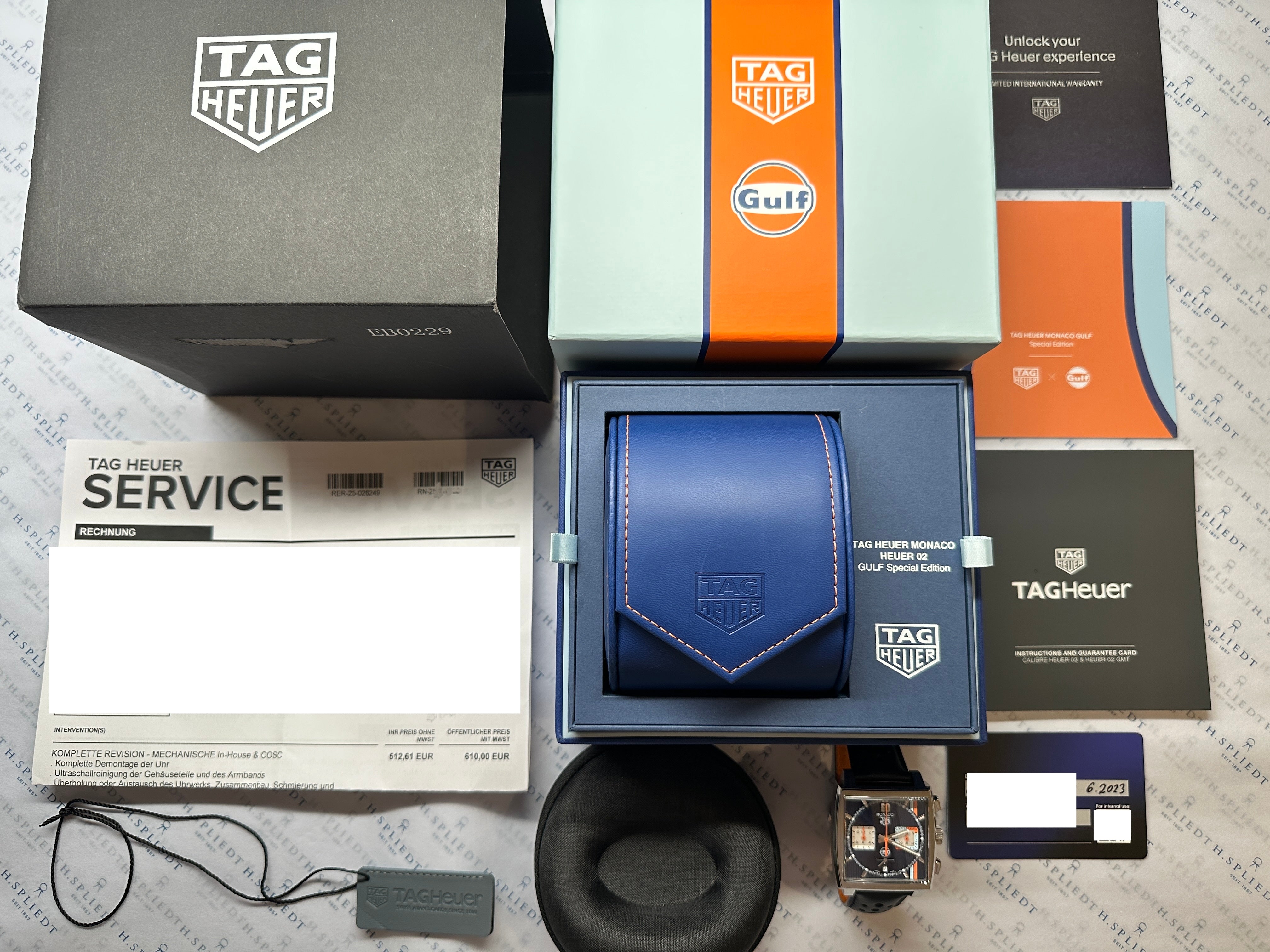 TAG Heuer Monaco Gulf (Full Set) / Service 2025 / sehr guter Zustand / -2023-