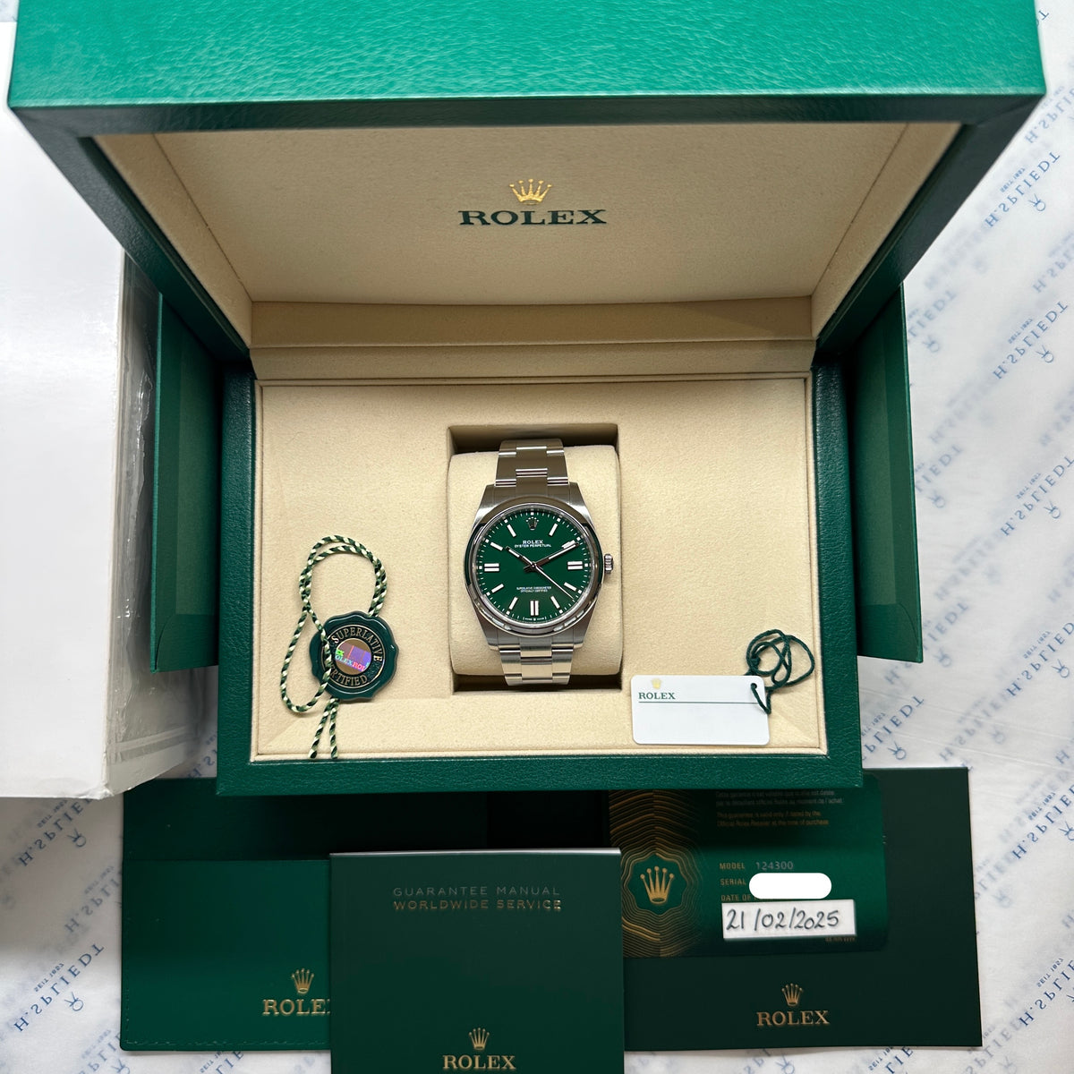 Oyster Perpetual Green / Full Set / 2025