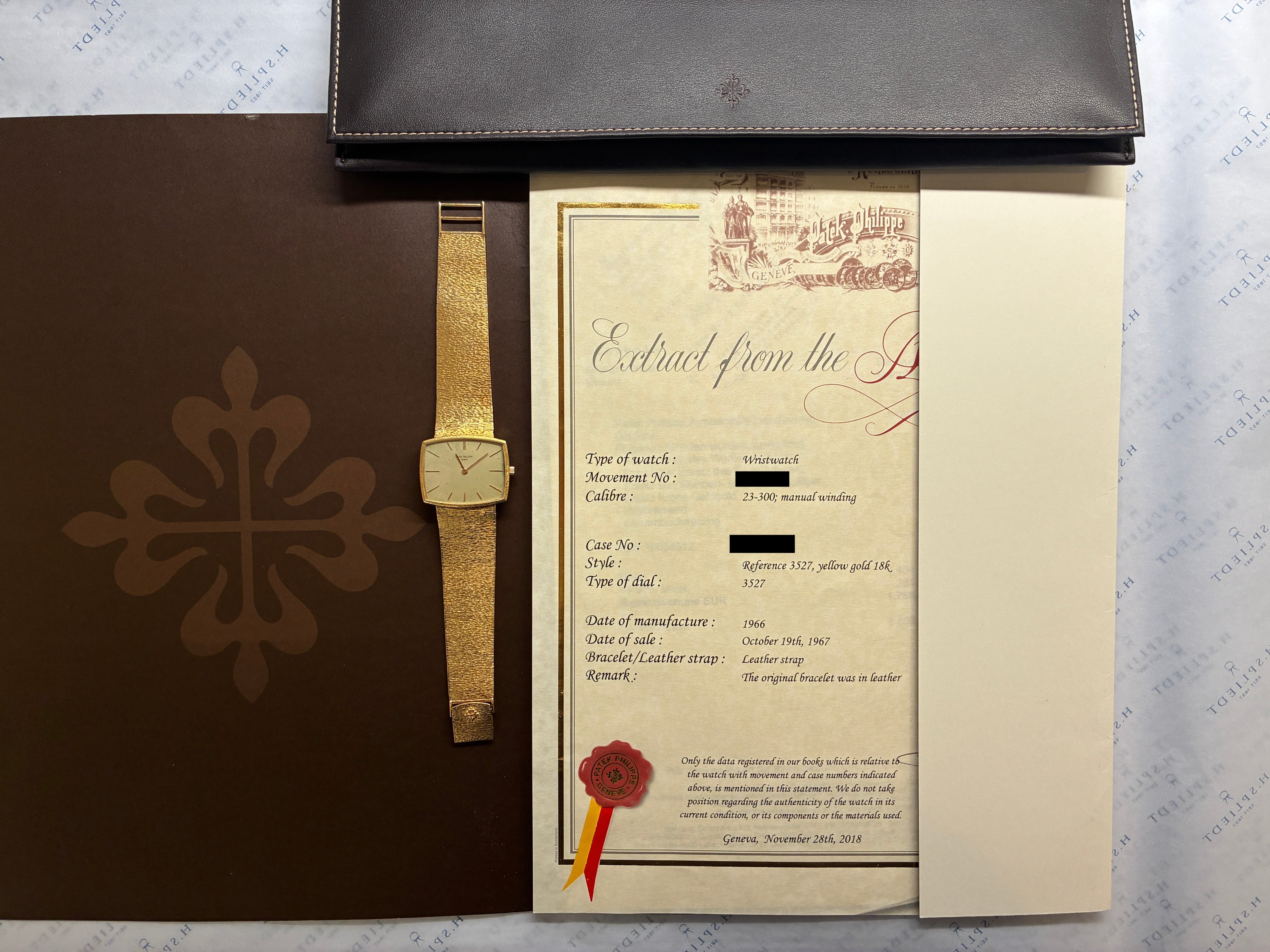 Patek Philippe Ellipse Yellowgold (Full Set) "Safe-Watch" 1989