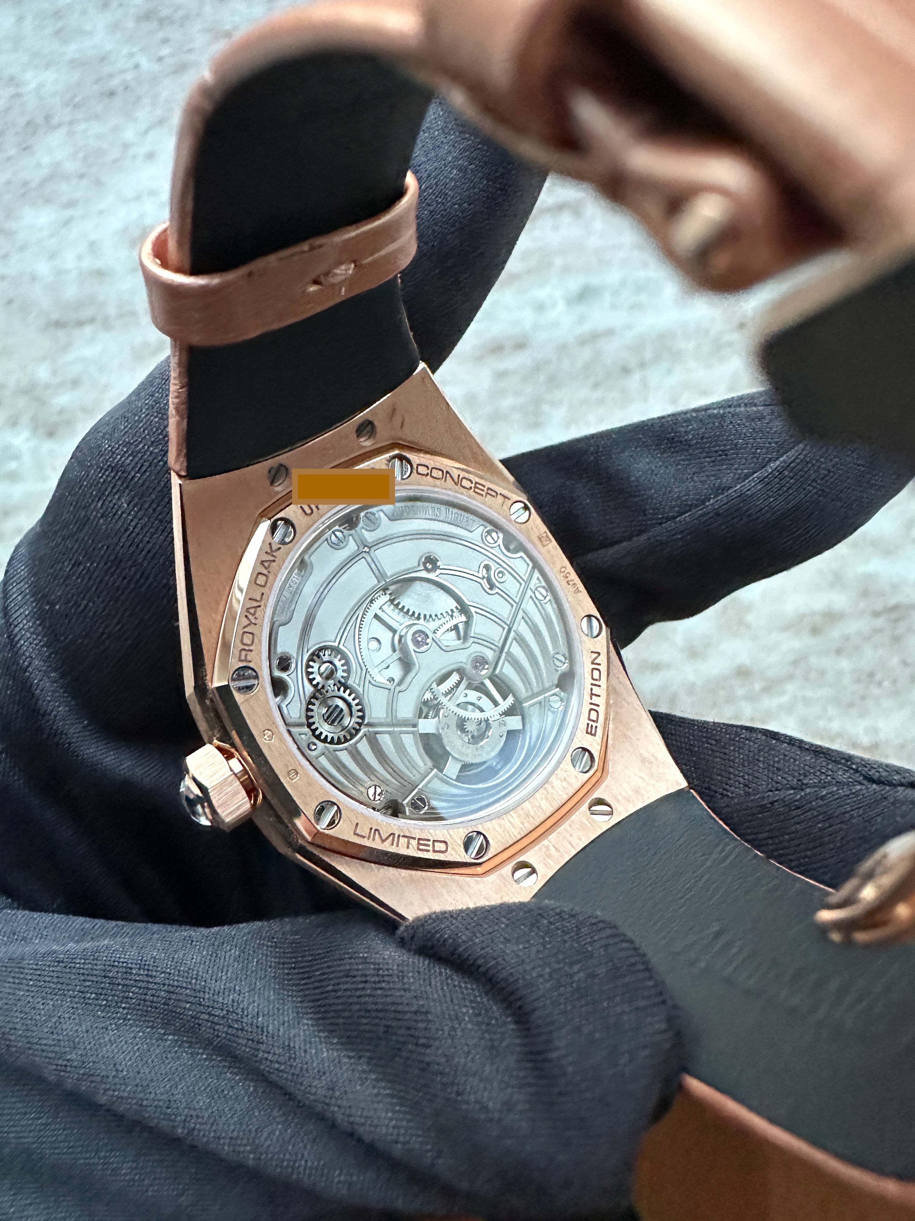 Royal Oak Concept Tourbillon "Tamara Ralph" Limited Edition / Frostet Gold / Full-Set / 2024