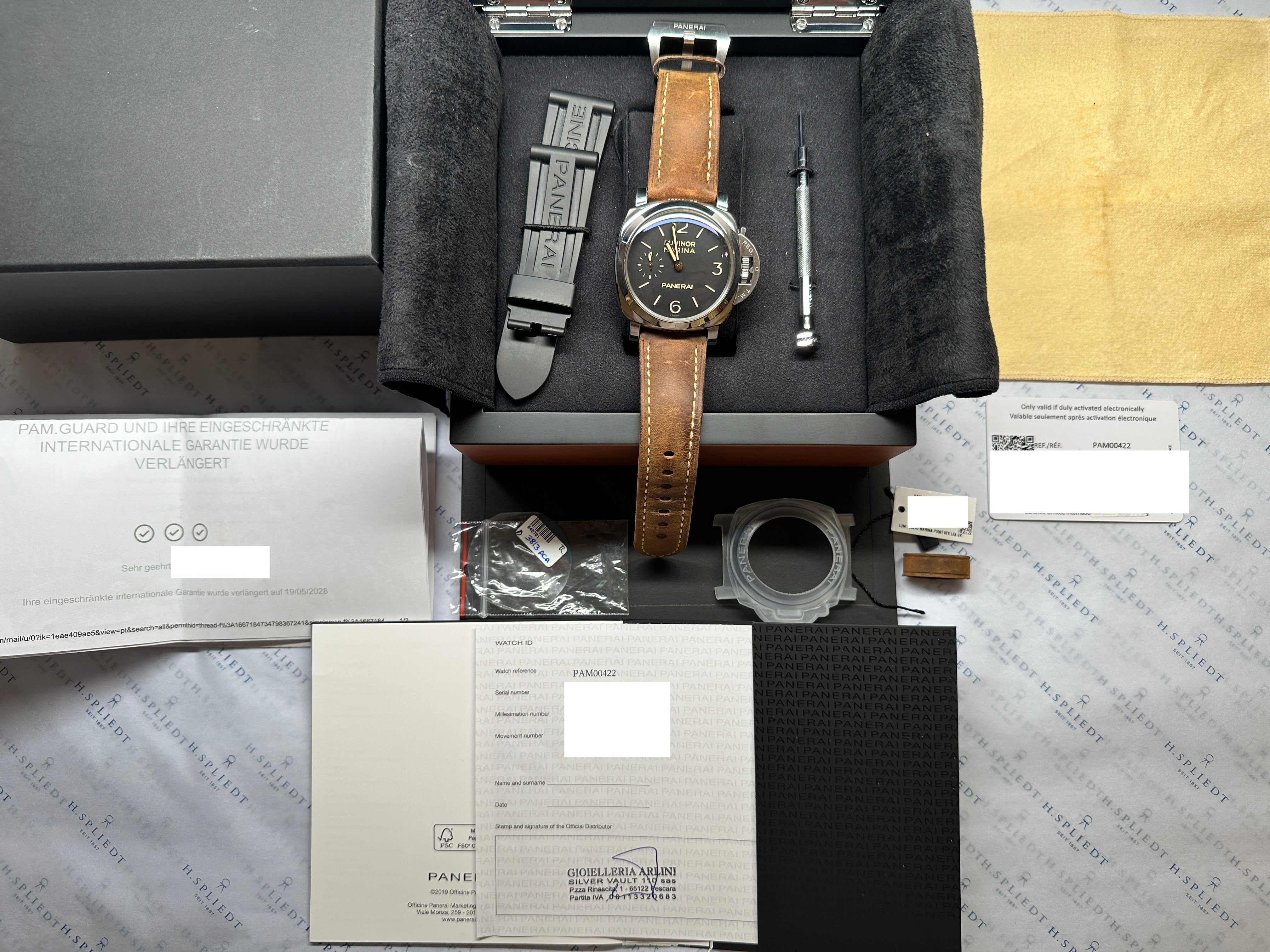 Luminor Marina 1950 3 Days / Full Set / 2. Armband / 2020