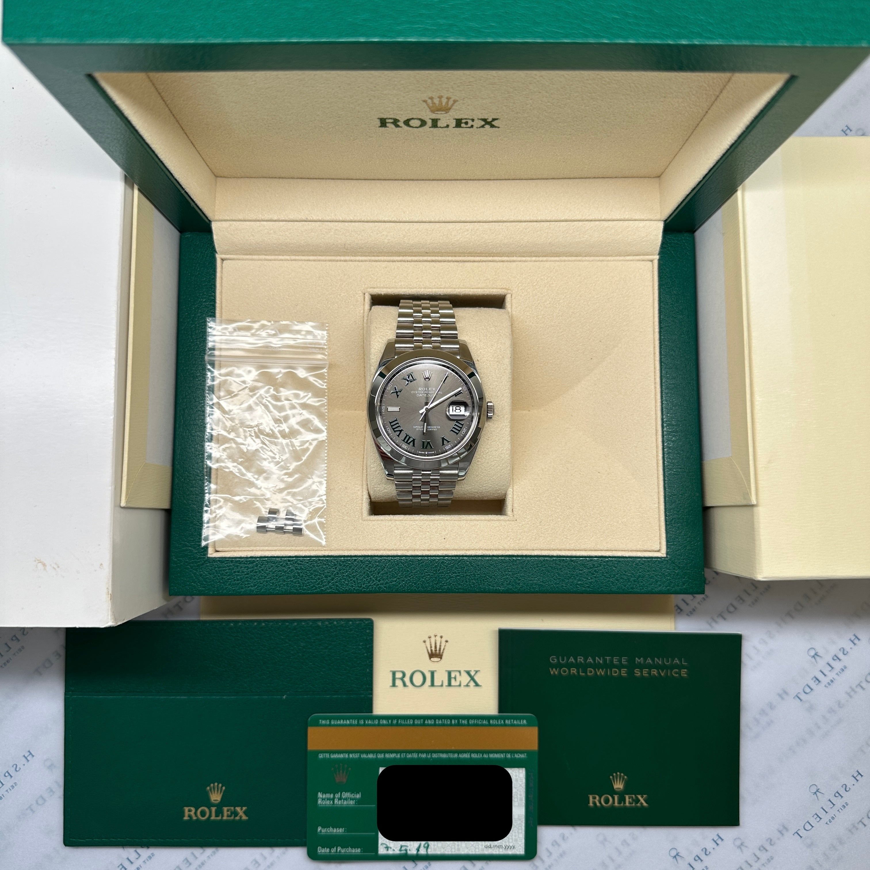 Rolex - Datejust 41 Ref. 126300 Wimbledon Jubilee / Box and Paper / very good Condition / 2019 - [product_sku]