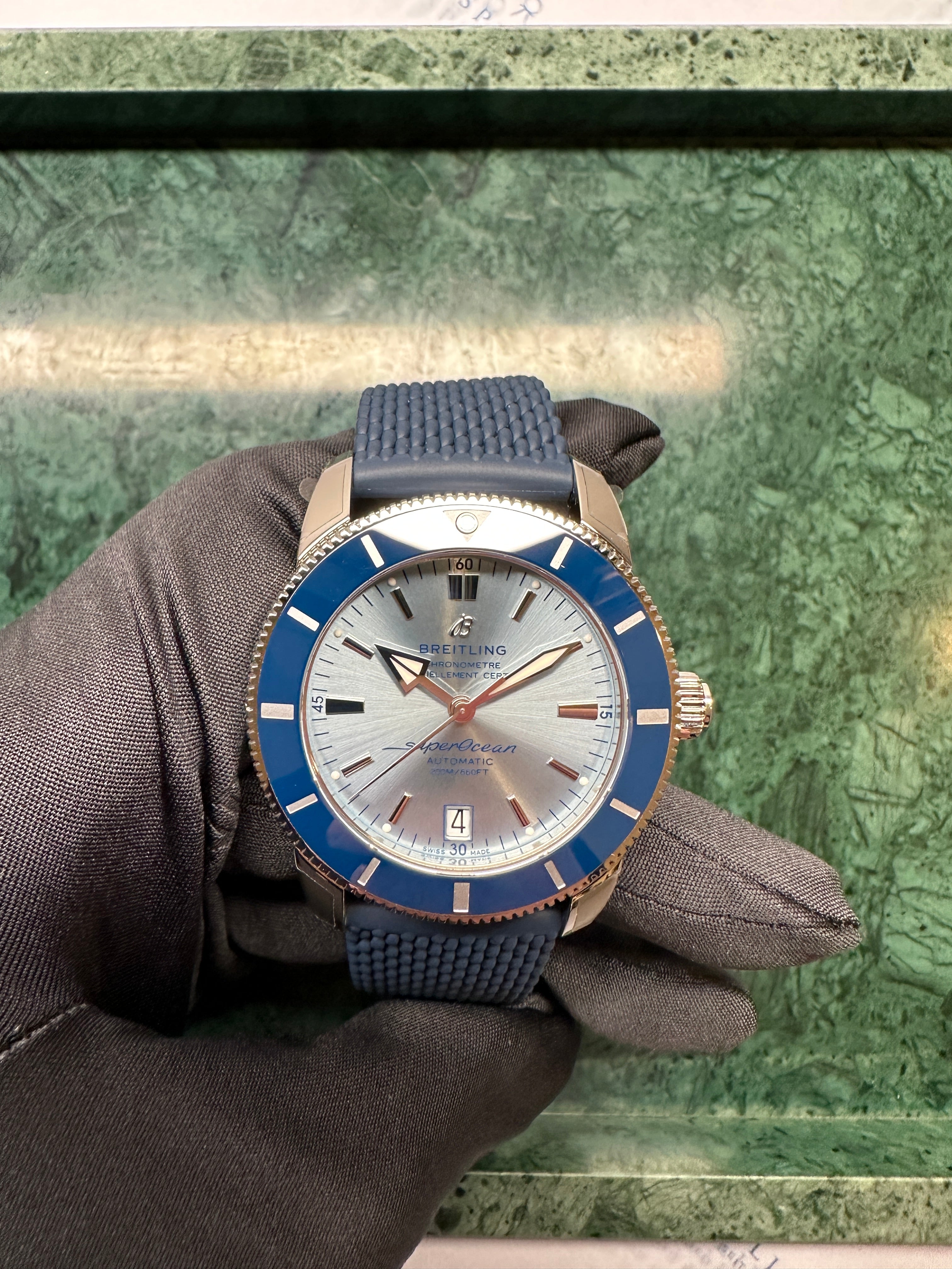 Superocean Héritage II 42 Limited Sylt Edition Iceblue 200 of 200 / Box & Paper / 2022