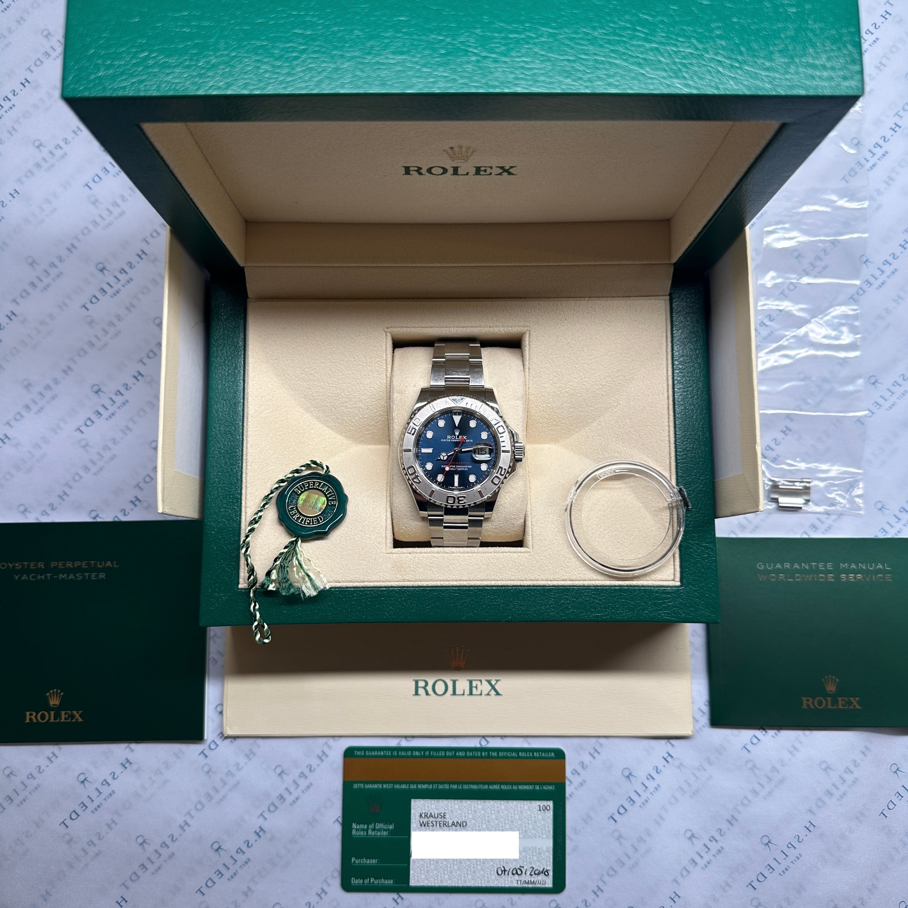 Rolex - Yacht-Master 40 Blue / Full Set / good Condition / LC 100 / 2018 - [product_sku]