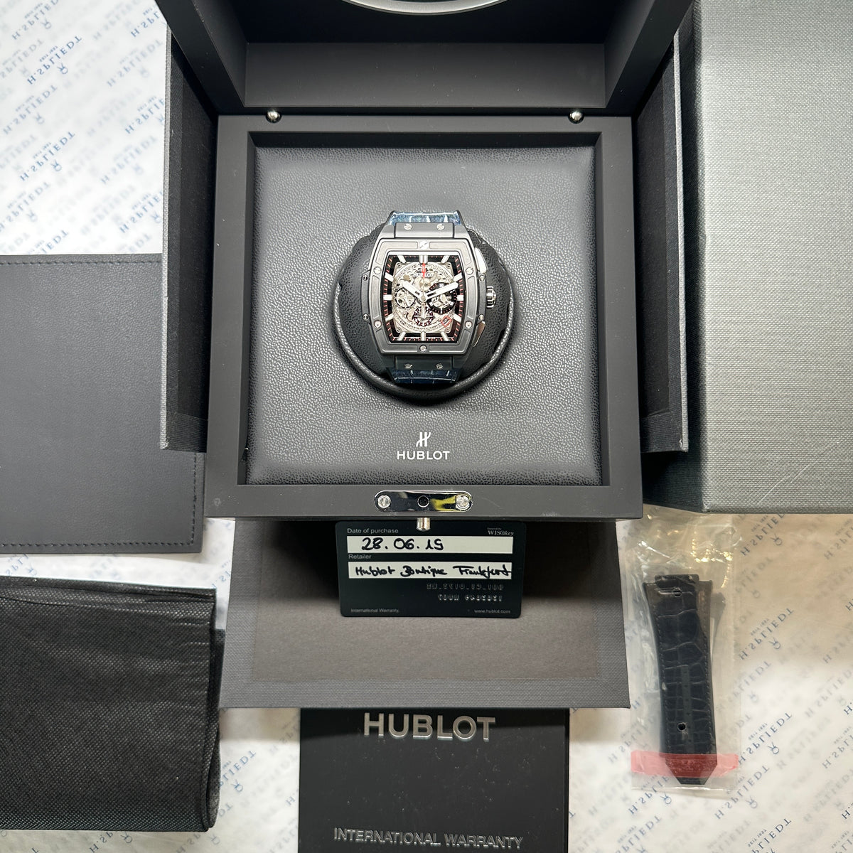 Spirit of Big Bang 45mm Black Magic Ceramic / 2. Strap / Full Set / 2019