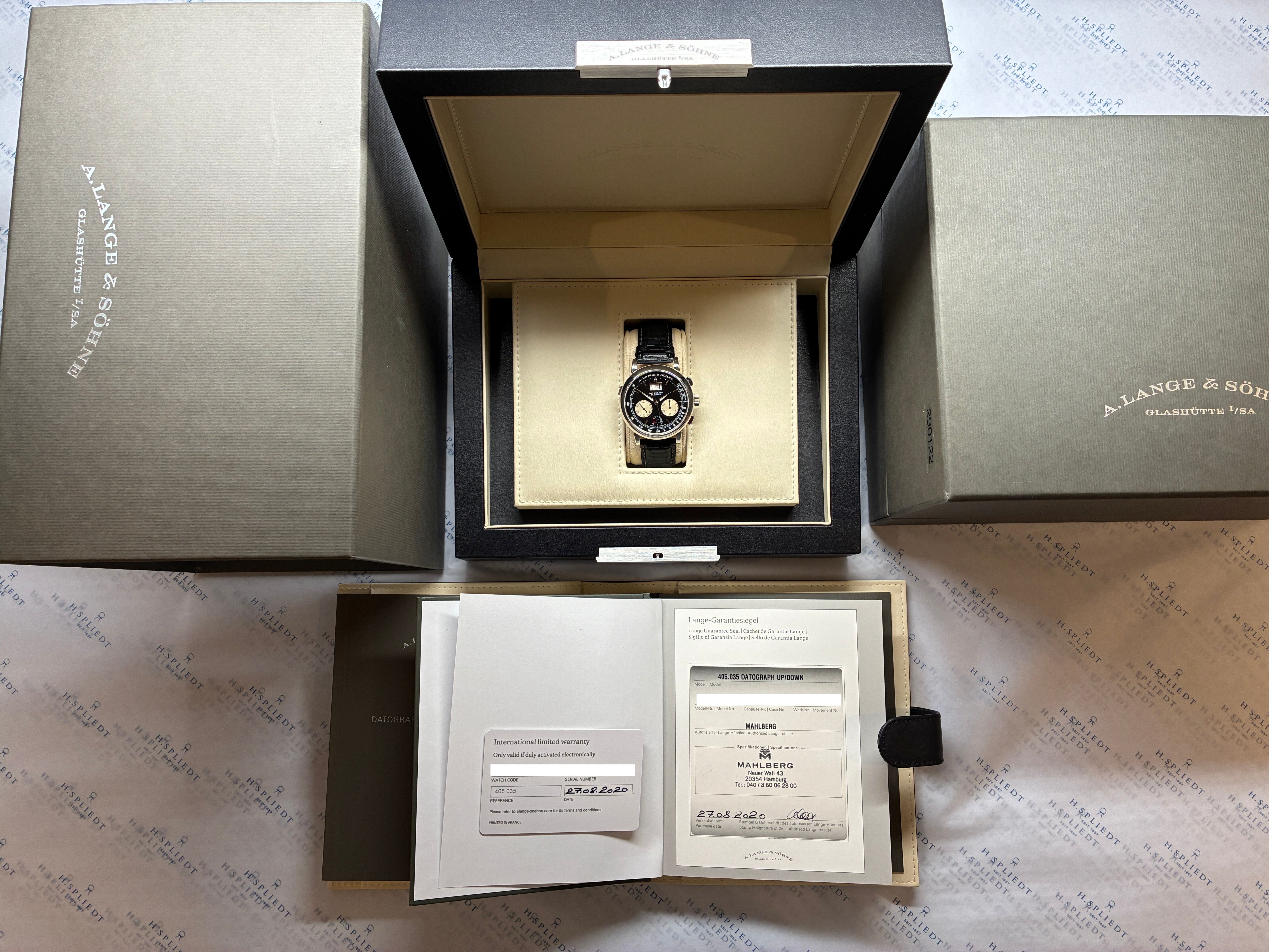 Datograph Folding Clasp / Full-Set / Platinum / 2020