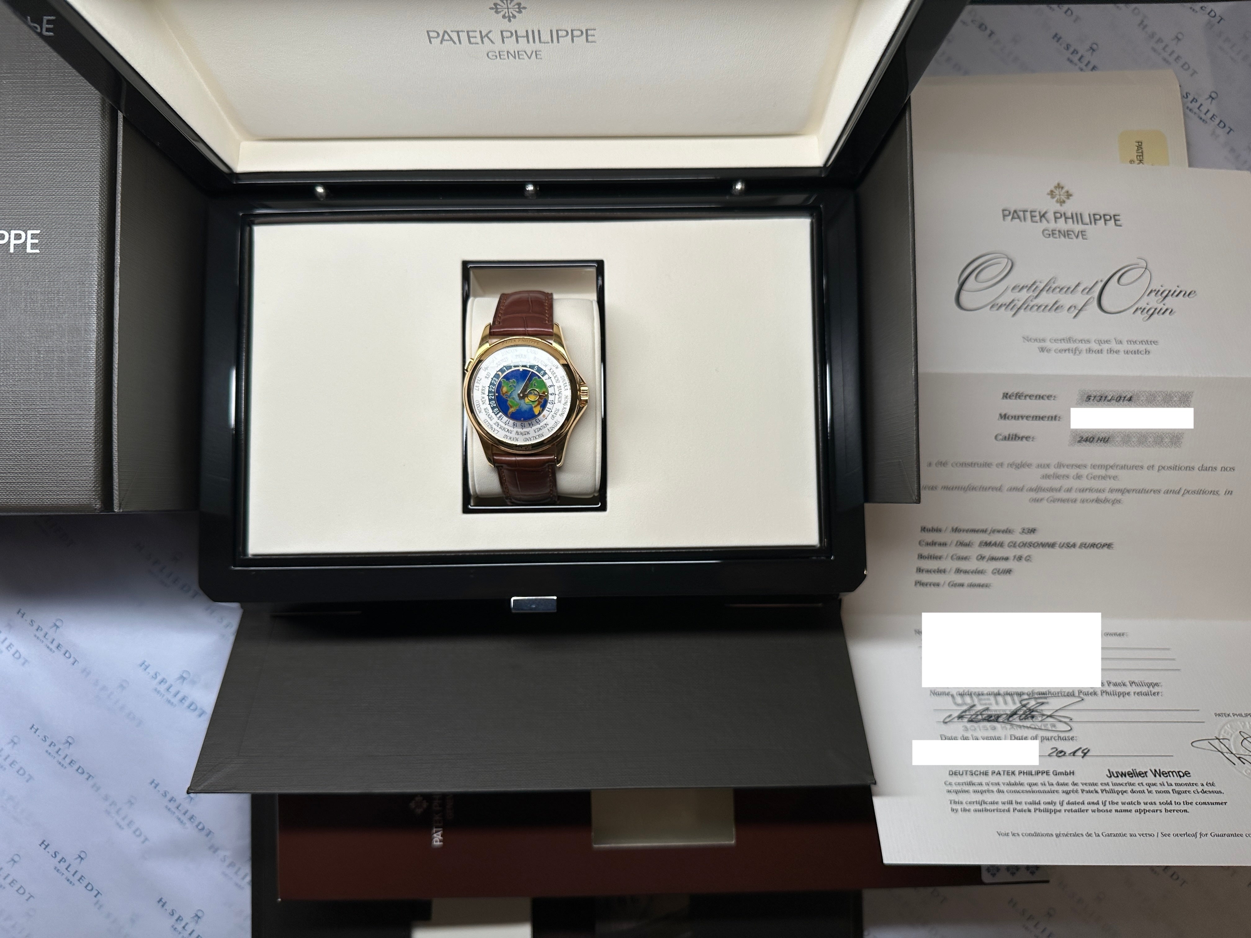 World Time Ref. 5131J-014 "La Paz Edition" / Full Set / Germany / 2014