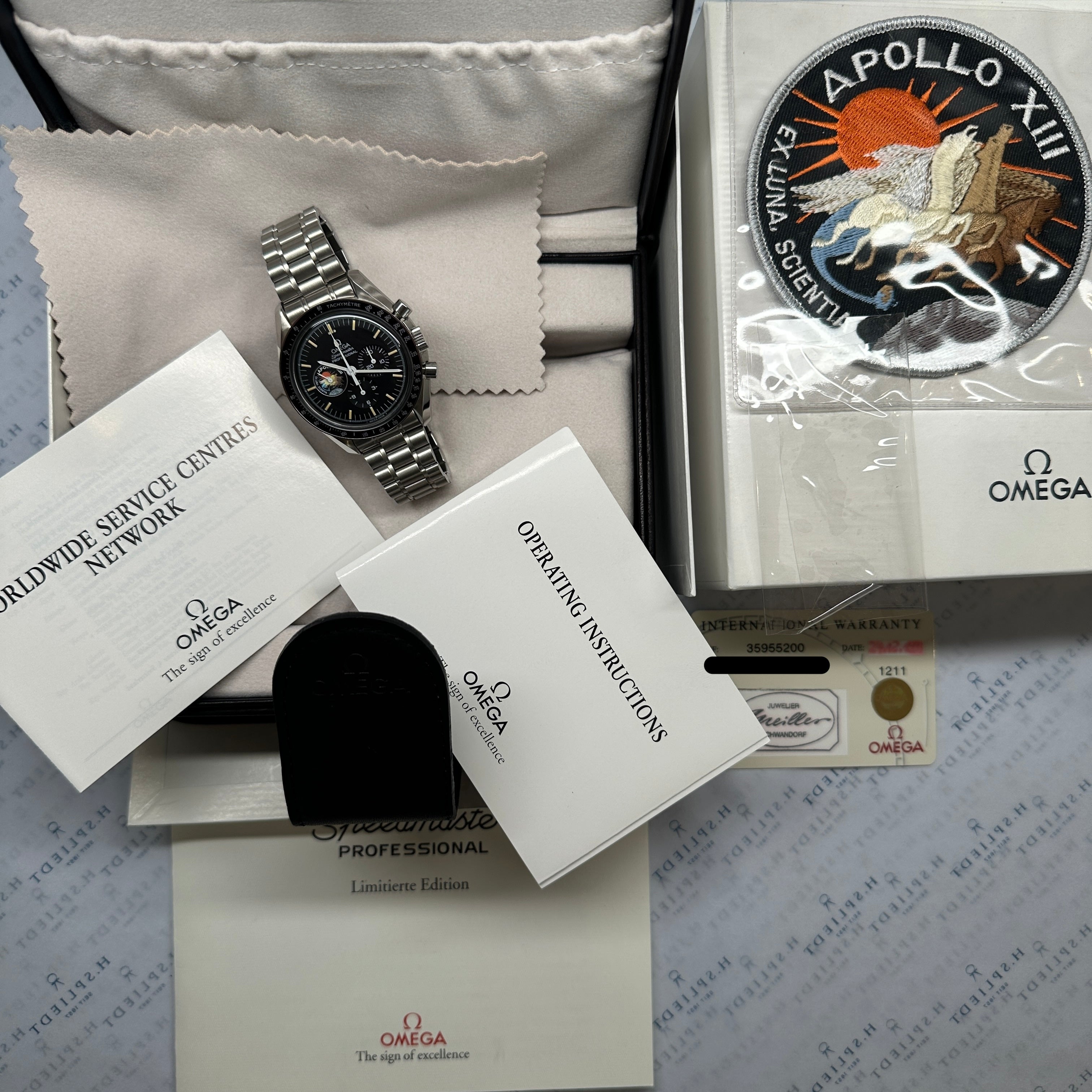 Omega - Apollo XIII Speedmaster Limited Edition / Full Set / Service 2026 / very good Condition / 1997 - [product_sku]