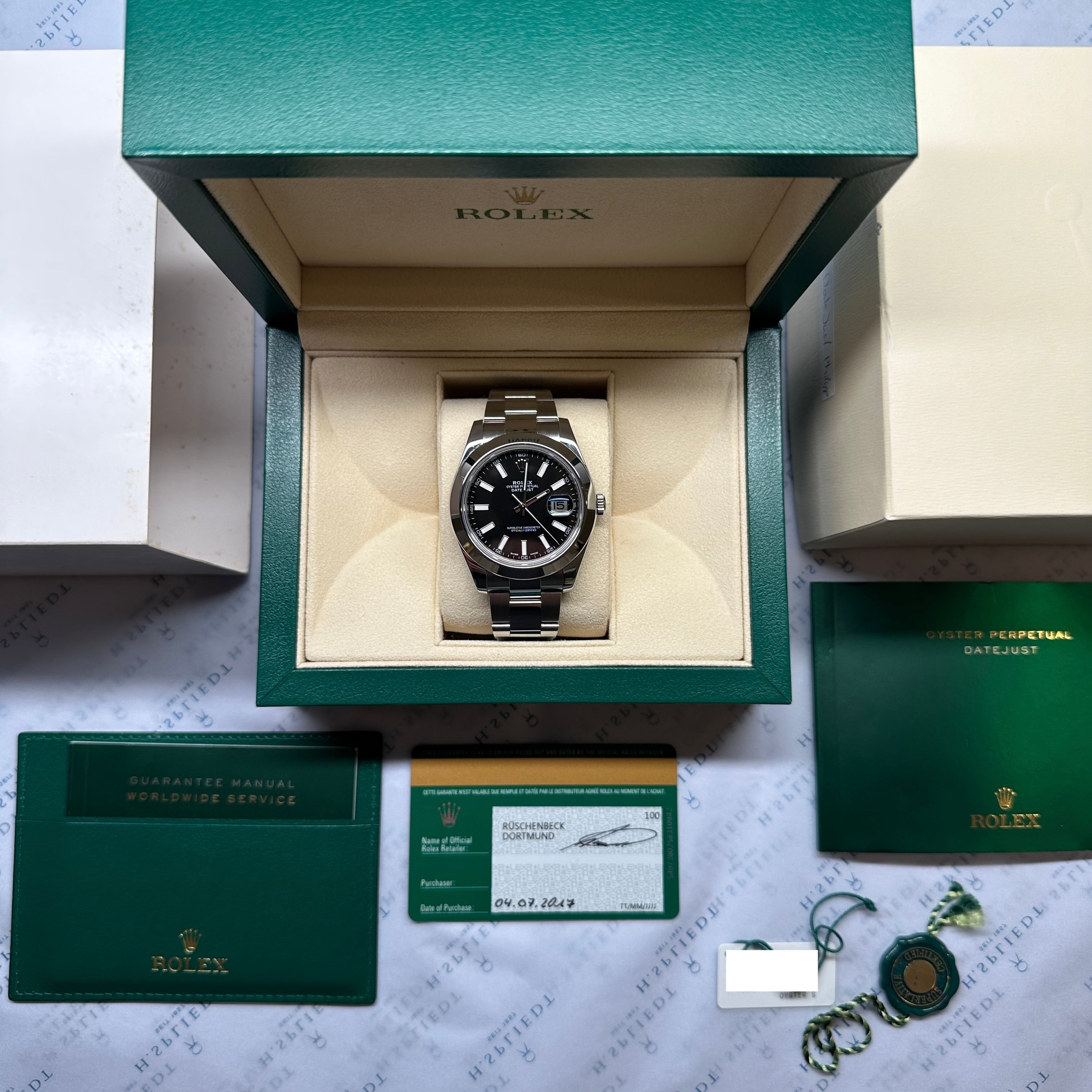 Datejust 41 / Service 2025 / grey slate dial (2018)