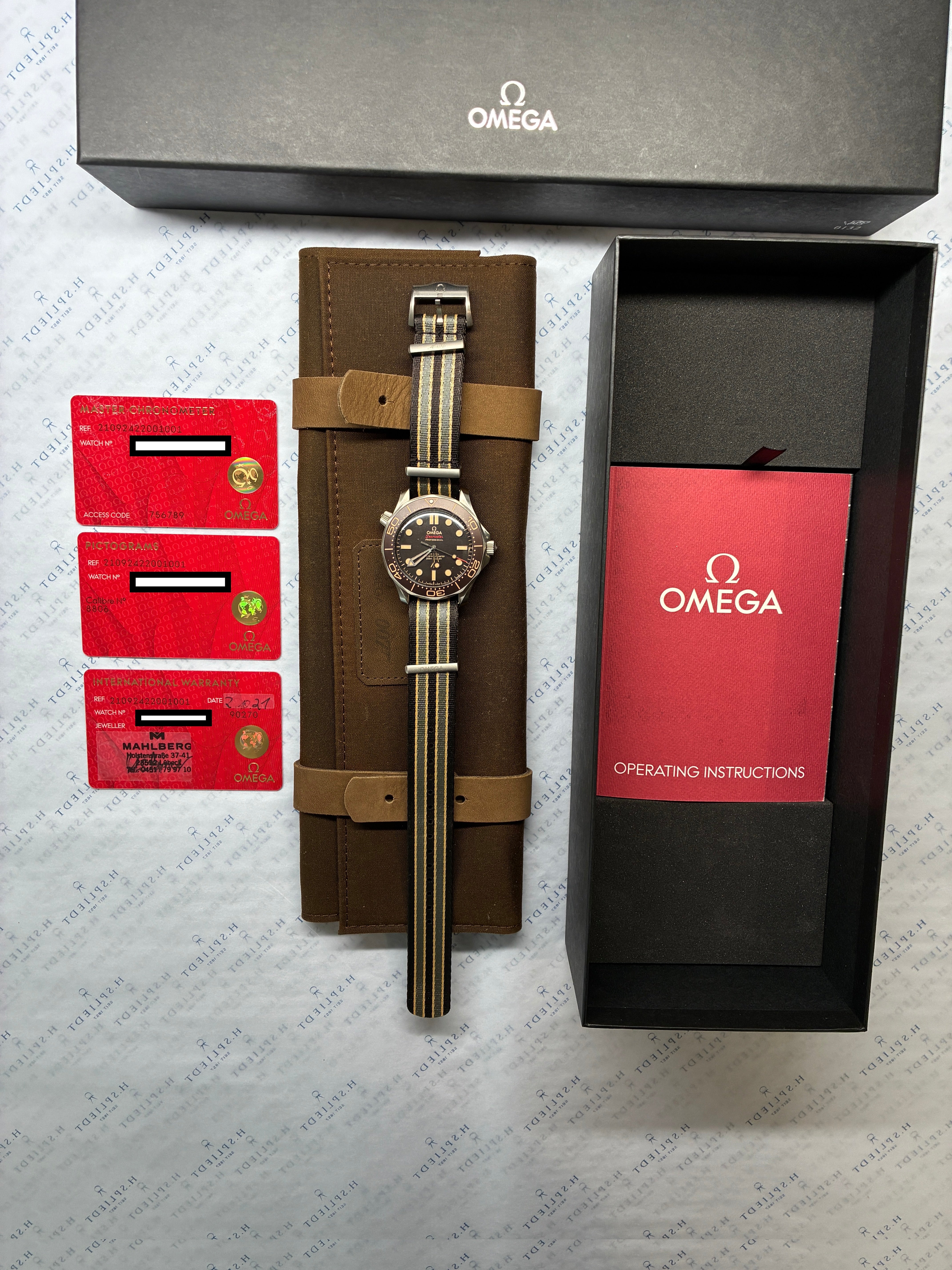 Seamaster Diver 300 M 007 James Bond / very good condt. / Box & Papers / 2021