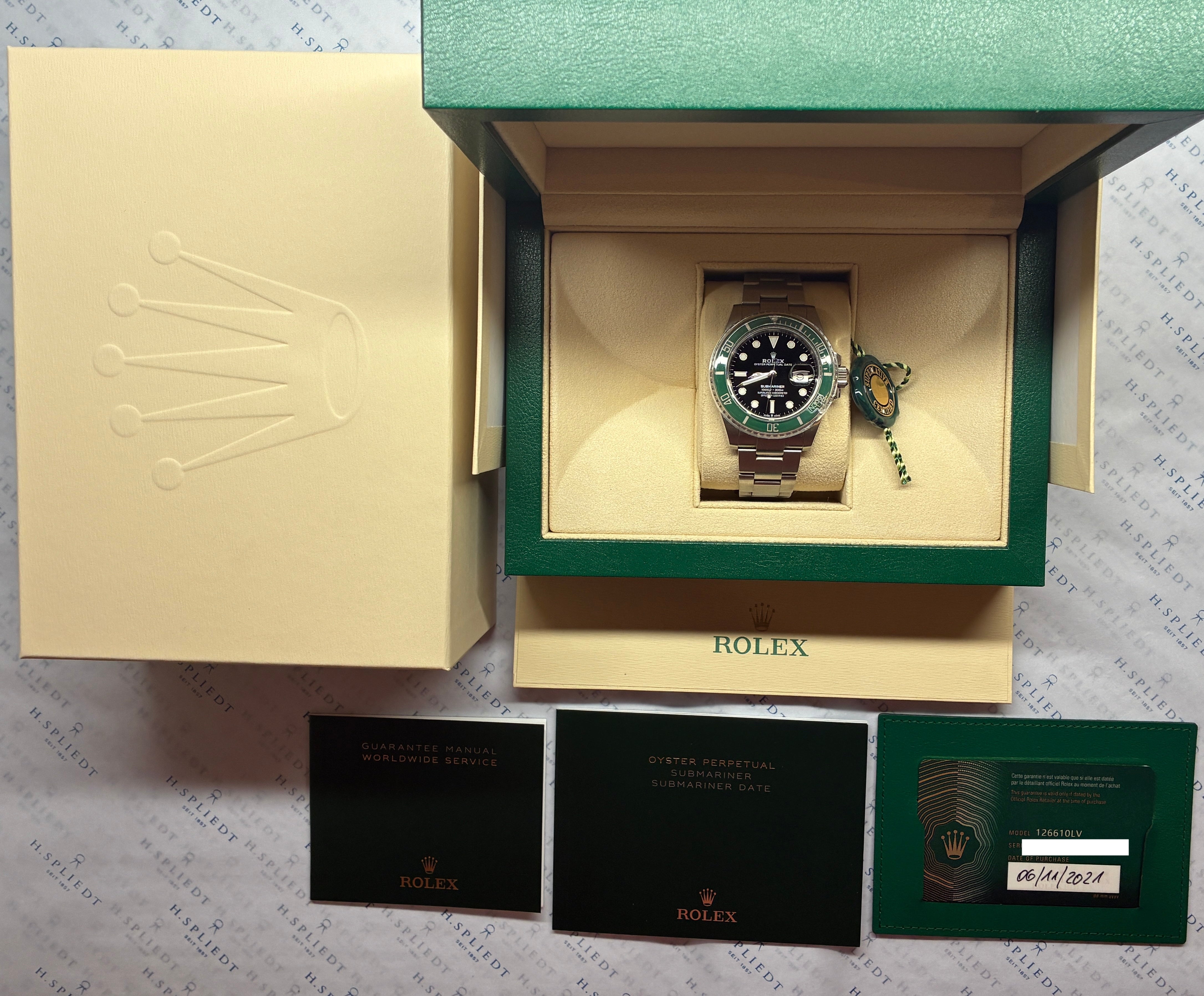 Submariner Date / Starbucks / Full-Set / 2021