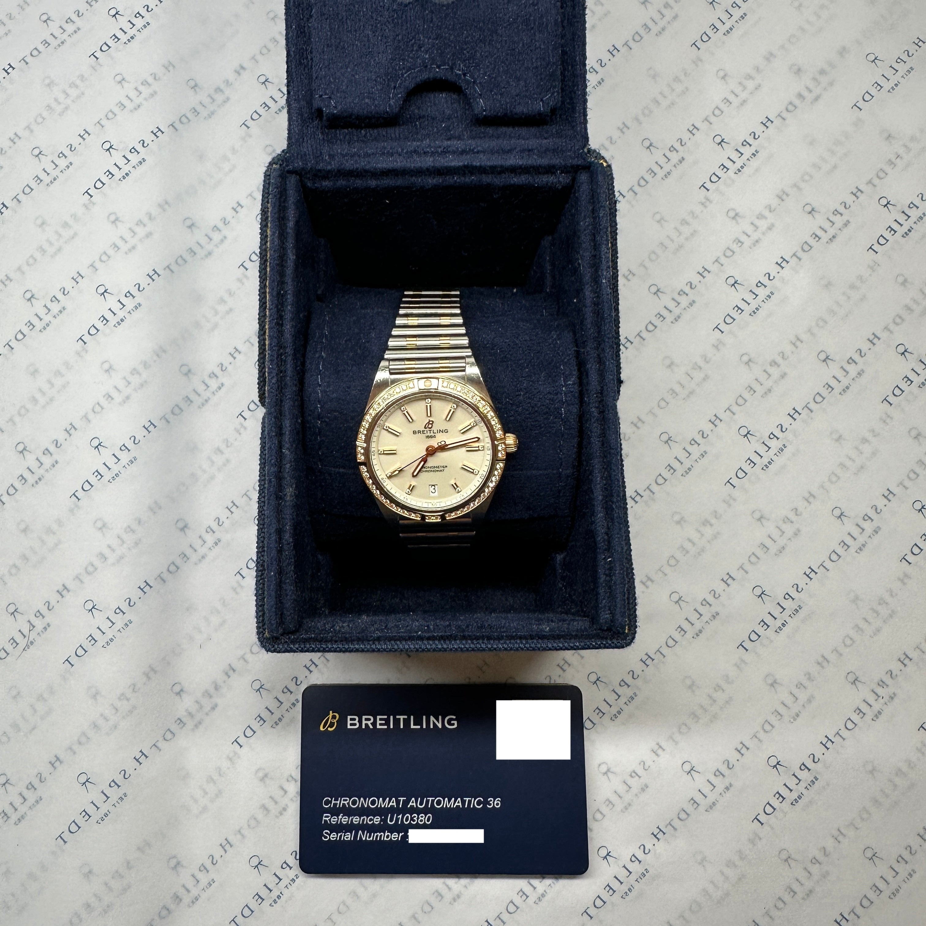 Breitling - Chronomat Lady Automatic 36 Diamonds Bicolor / good Condition / 2021 - [product_sku]
