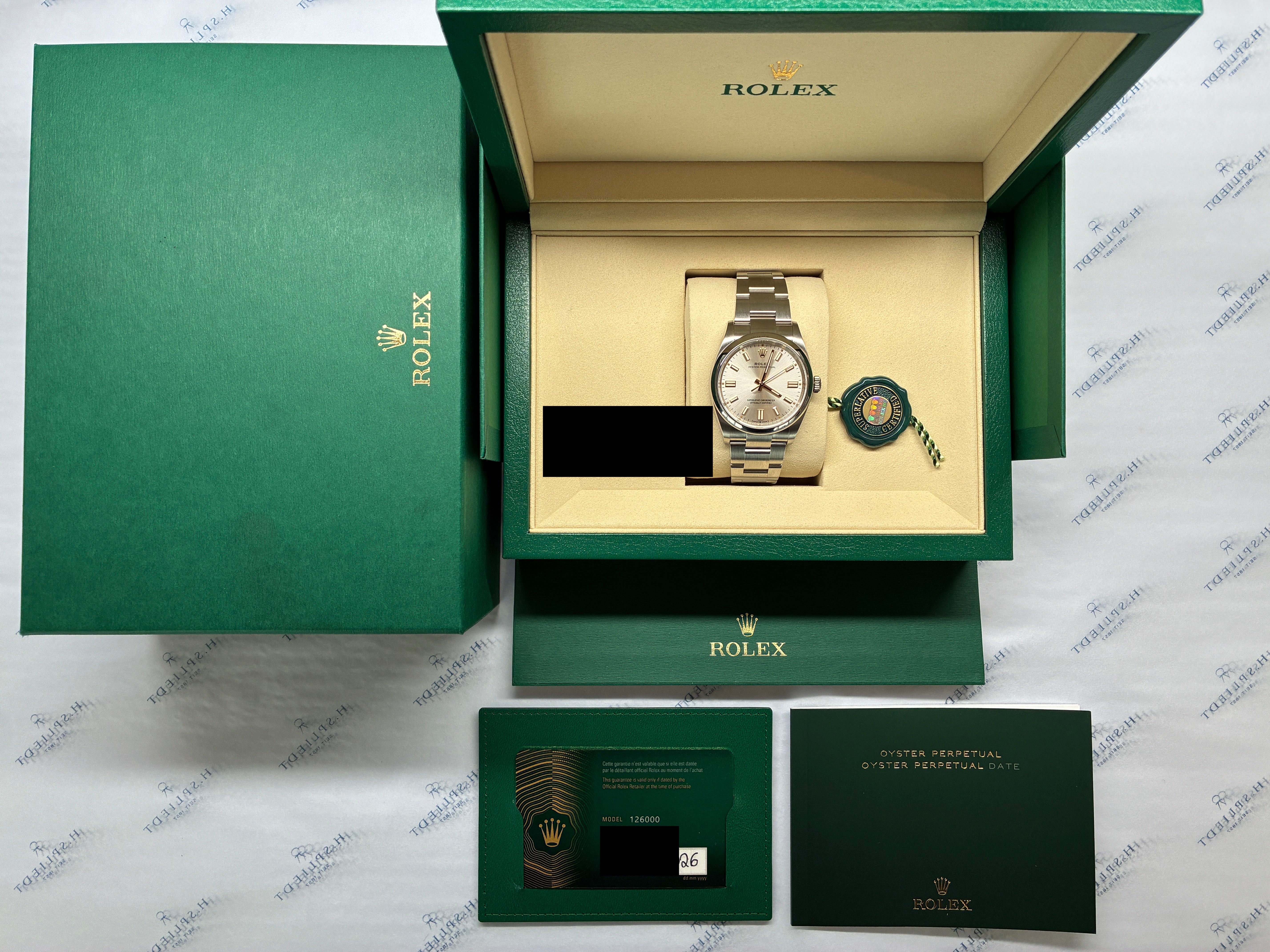 Oyster Perpetual 36 Tiffany Dial / Box & Papers / 2023