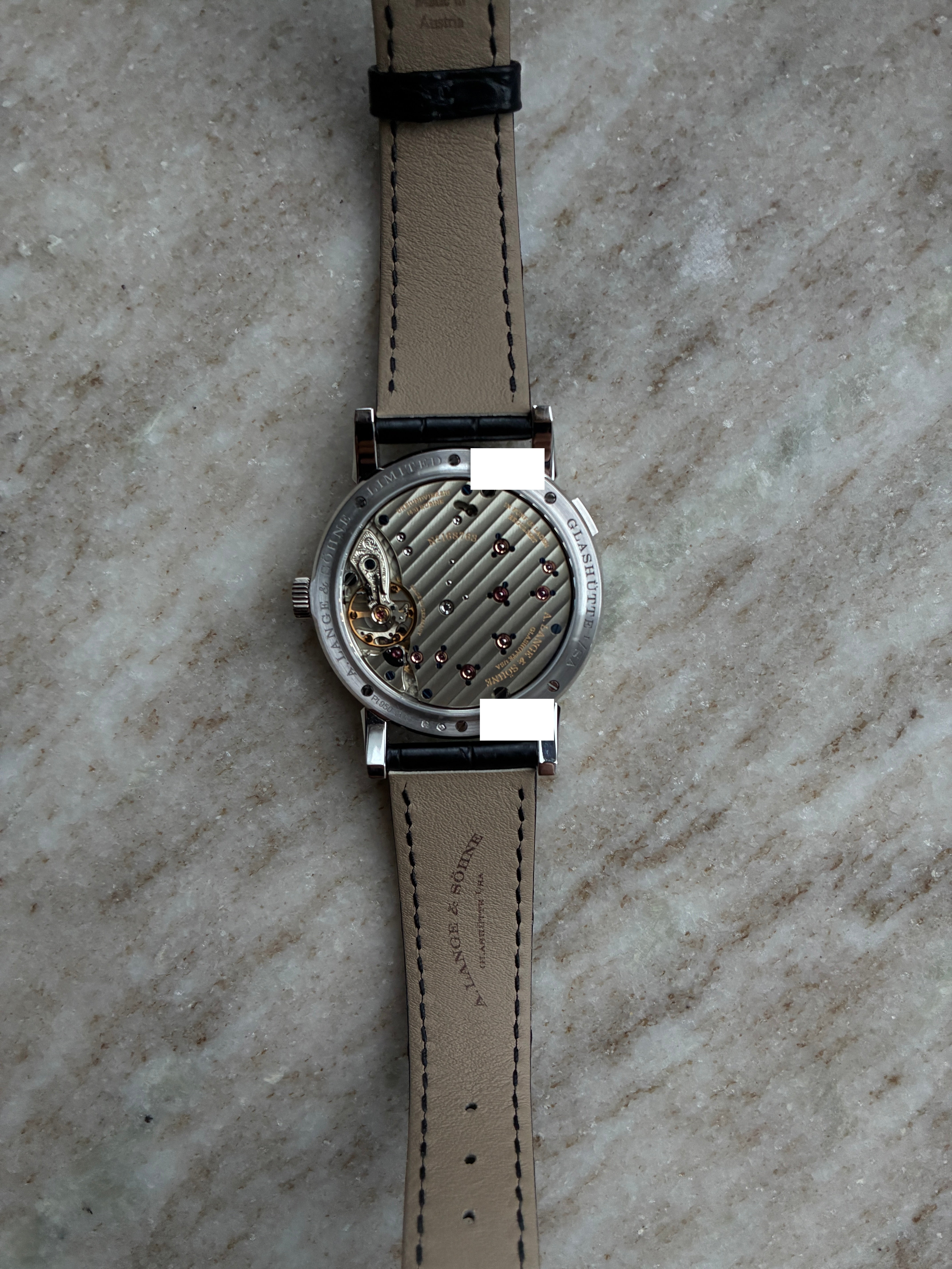 Lange 1 Platinum / Black Onyx Dial / limited Edition / Full-Set / 2025 30th Anniversary / 300 pcs