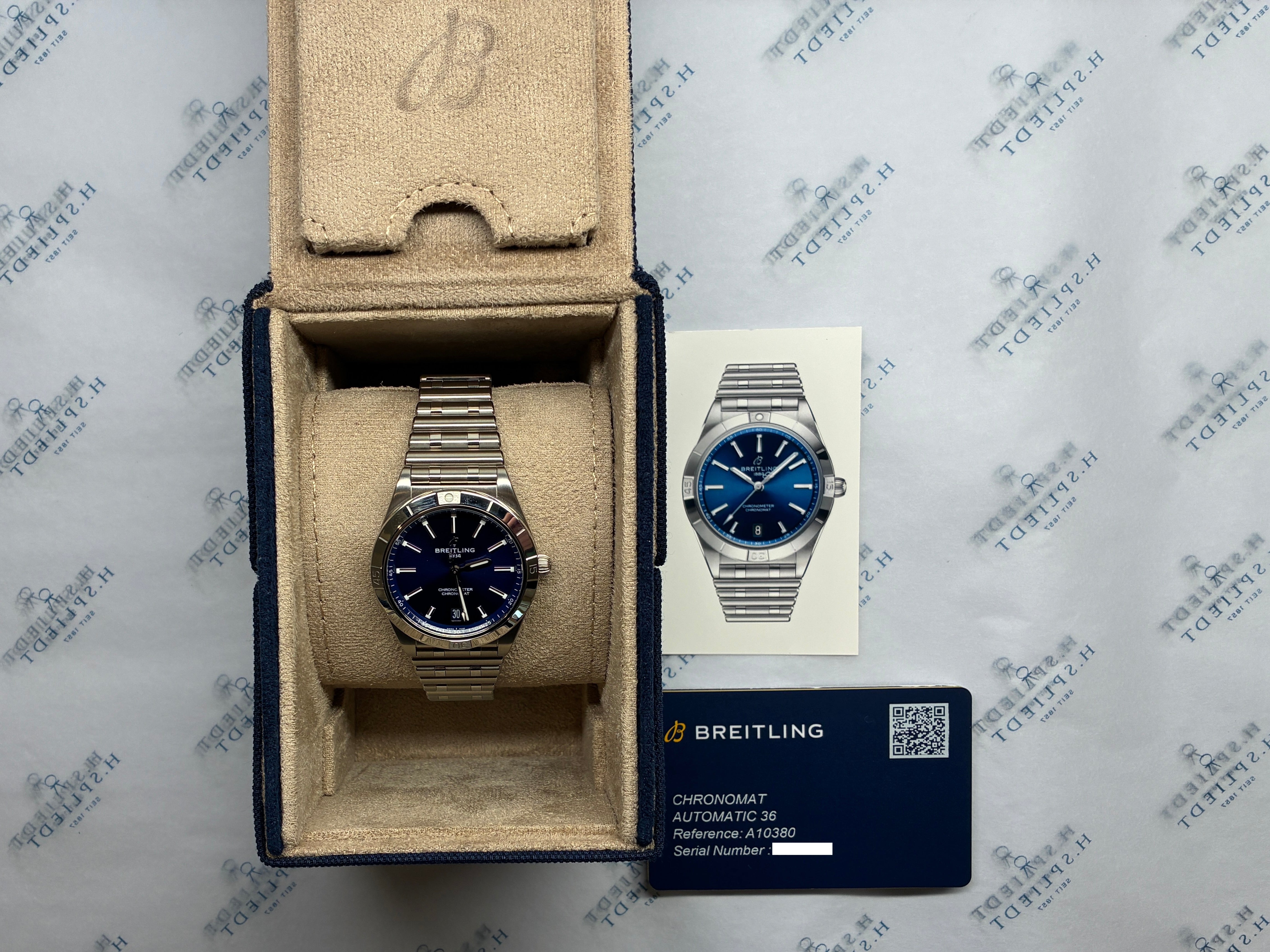Breitling - Chronomat 36 Automatic / Blue Dial / very good condt. / Full-Set / 2026 - [product_sku]