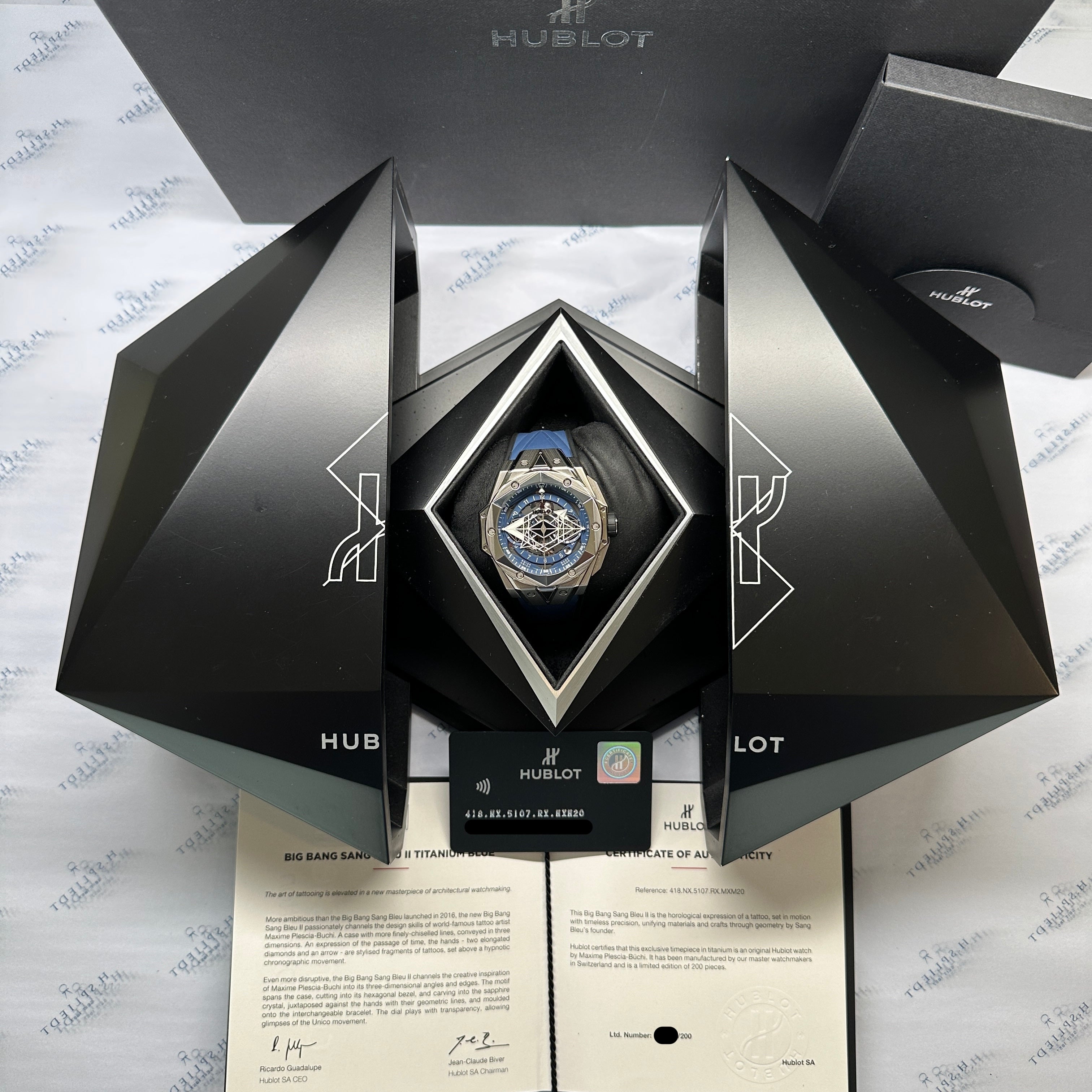 Big Bang Sang Bleu Blue II Titan Limited Edition 200 / perfect Condition / Full Set / 2020