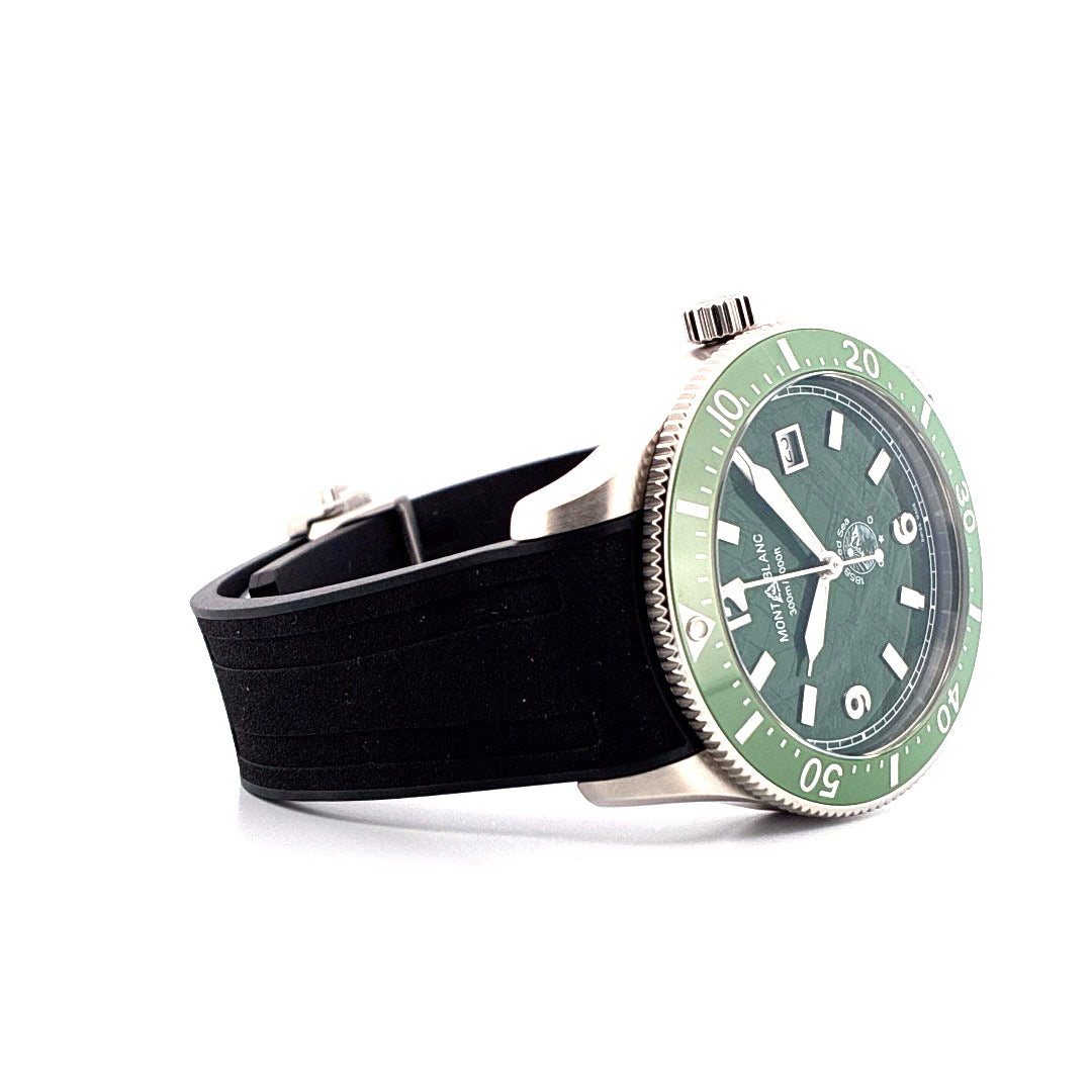 Montblanc 1858 Sea Automatic Date 1858 Iced Sea Brand New / Unworn / Green Dial / Full-Set / 2025