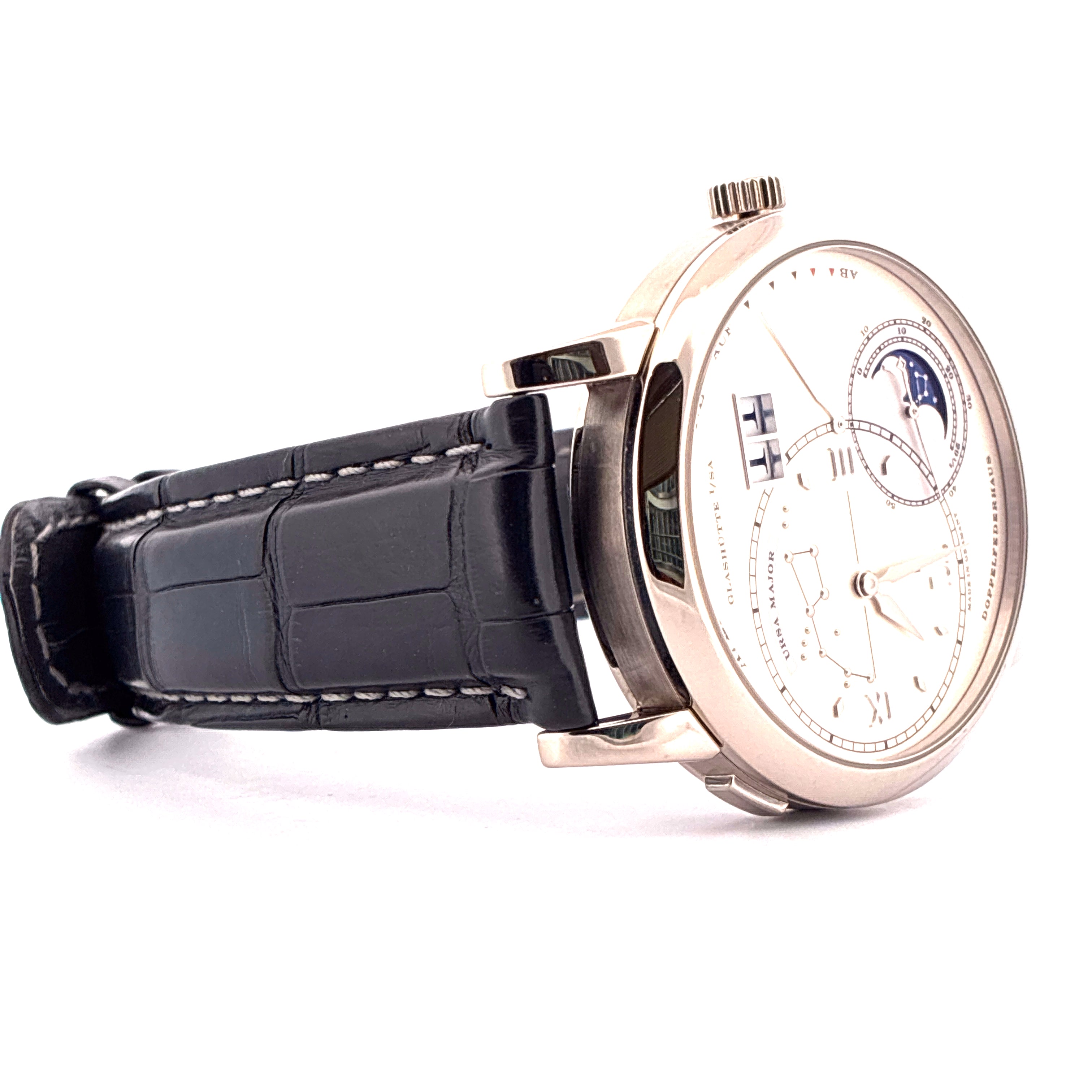 A. Lange & Söhne - Grosse Lange 1 Luna Mundi Set Grand / Premium Set / On Stock / Roségold & Whitegold / 2nd Straps / Limited Edition 101 / on stock / Full-Set / 2004 - [product_sku]