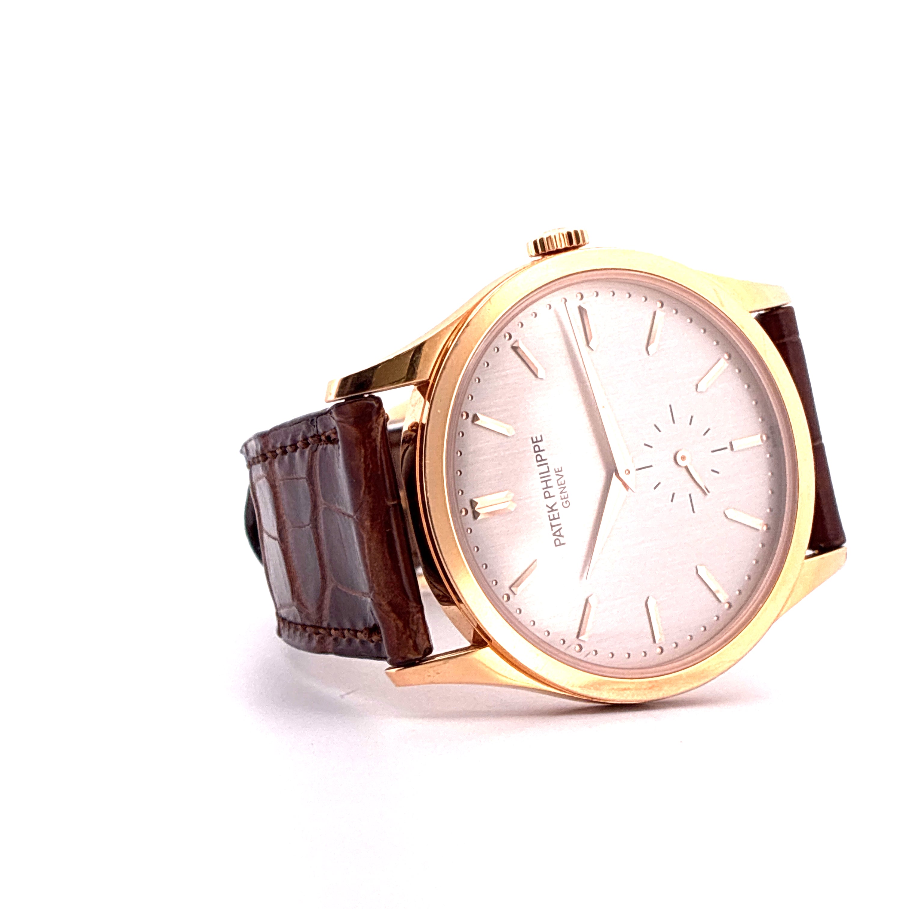 Patek Philippe - Calatrava / Roségold / 3 Straps / Box & Papers / 2017 - [product_sku]