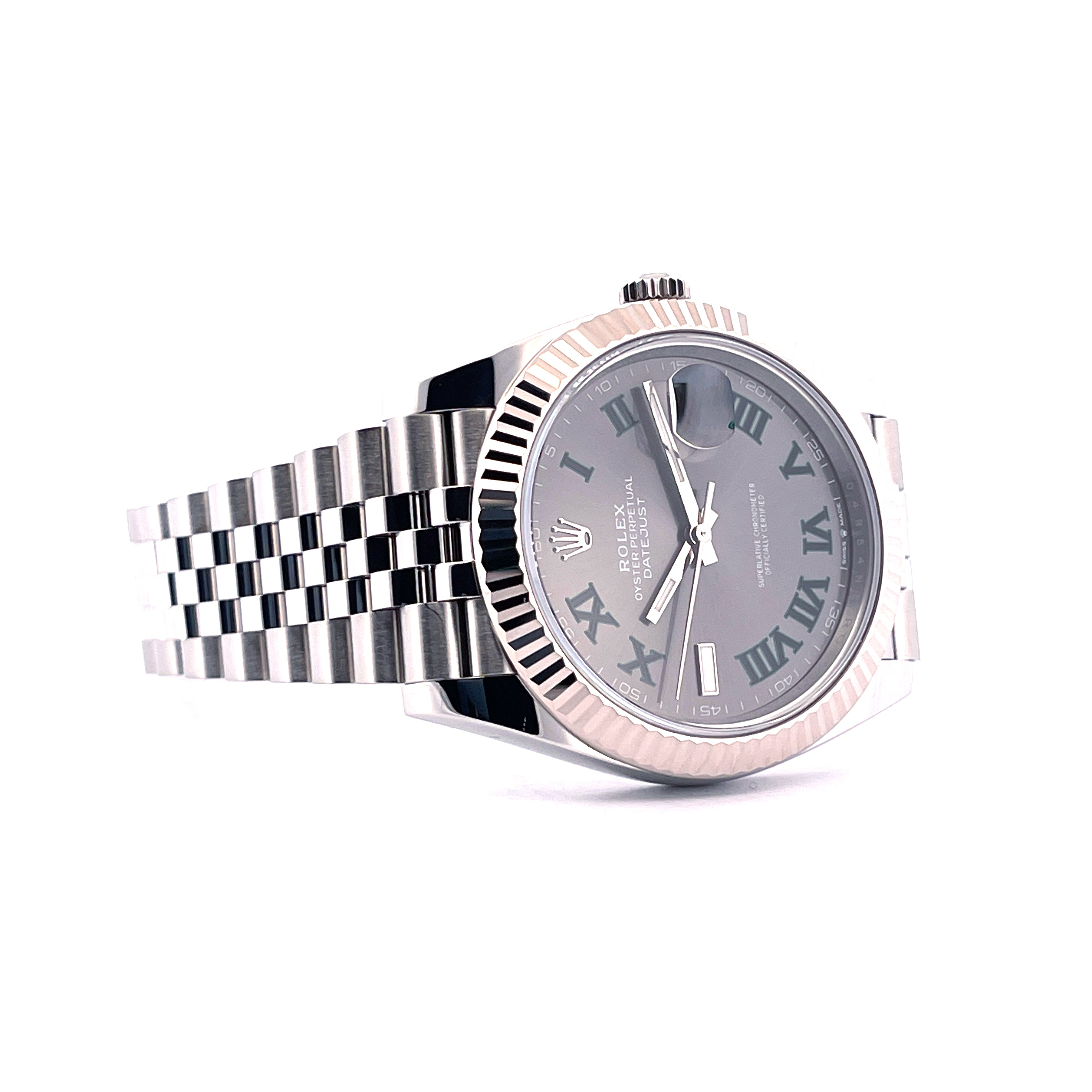 Rolex - Datejust 41 Wimbledon Jubilee Whitegold Bezel / Box and Paper / very good Condition / 2025 - [product_sku]