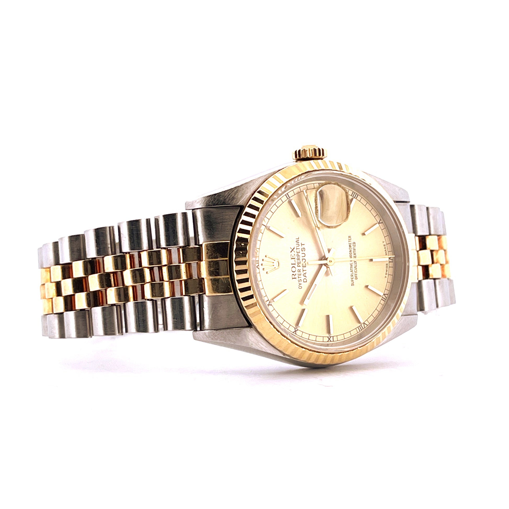 Rolex - Rolex Datejust 36 Gold Dial Jubilee (1995) Premium Set - [product_sku]