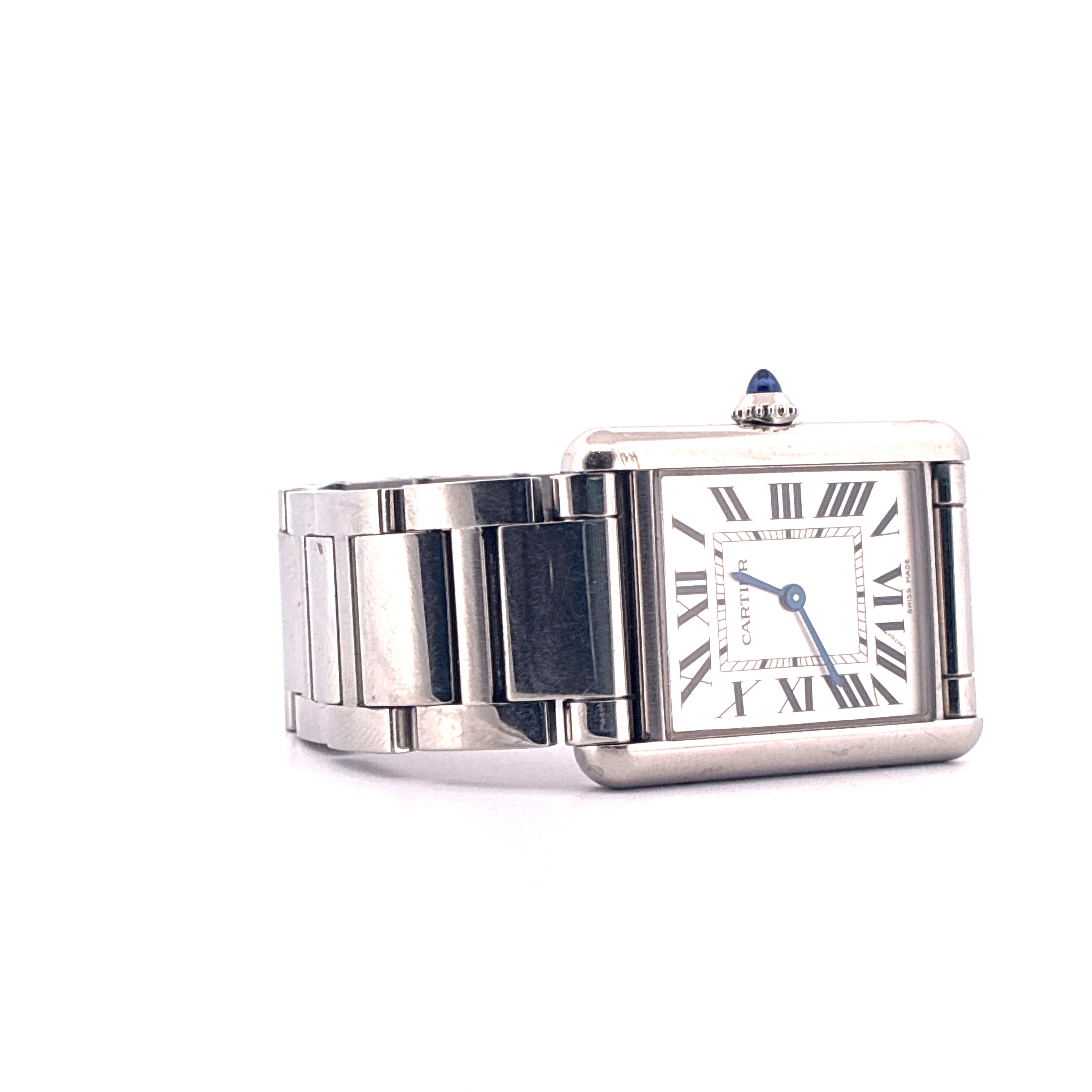Cartier - Tank Must De Cartier / watch only / stainless steel / folding clasp - [product_sku]