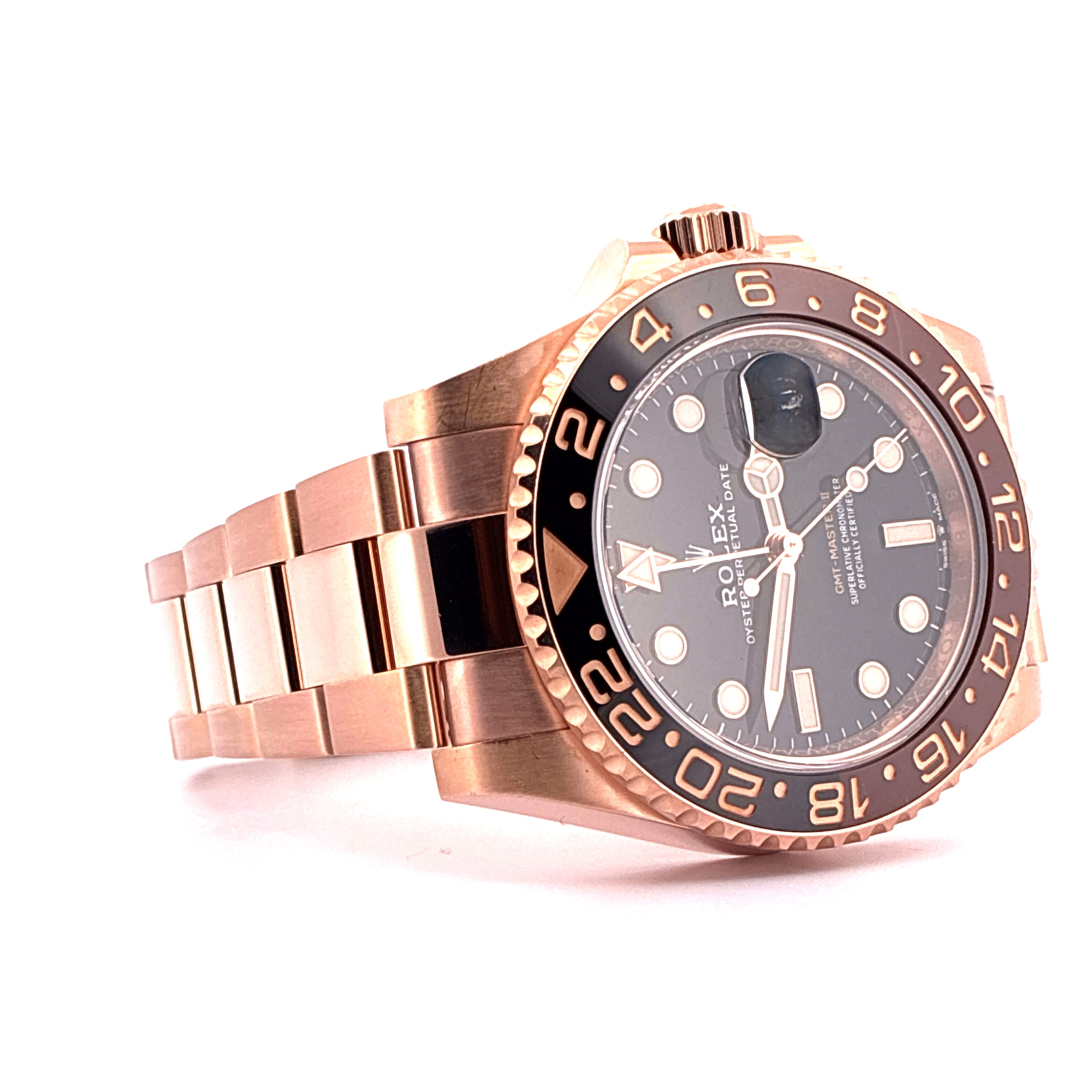 Rolex - GMT-Master II / Rootbeer / Roségold / Full-Set / LC100 / 2018 - [product_sku]