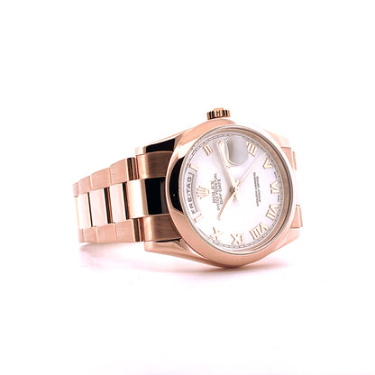 Rolex Day-Date 36 Roségold 118205F / Oyster / 2012