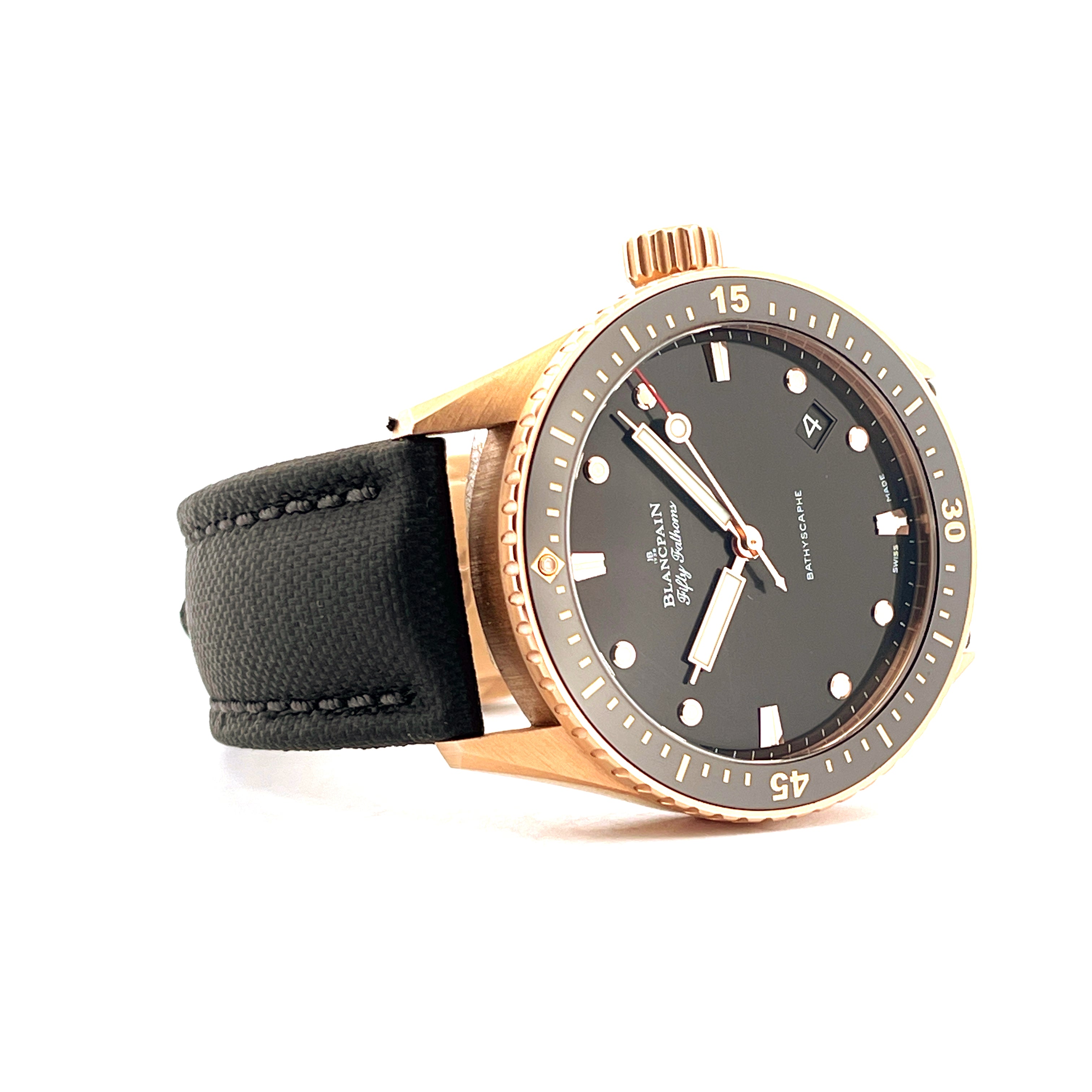 Blancpain - Blancpain Fifty Fathoms Bathyscaphe Sednagold - Juwelier Spliedt
