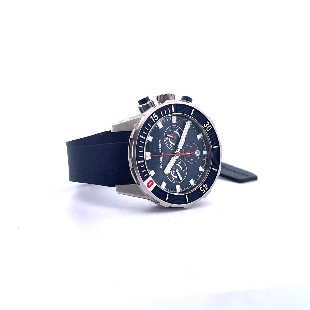 Ulysse Nardin - Chronograph Automatic Blue Dial Men's Diver  Watch - Juwelier Spliedt - [product_ Artikelnummer]