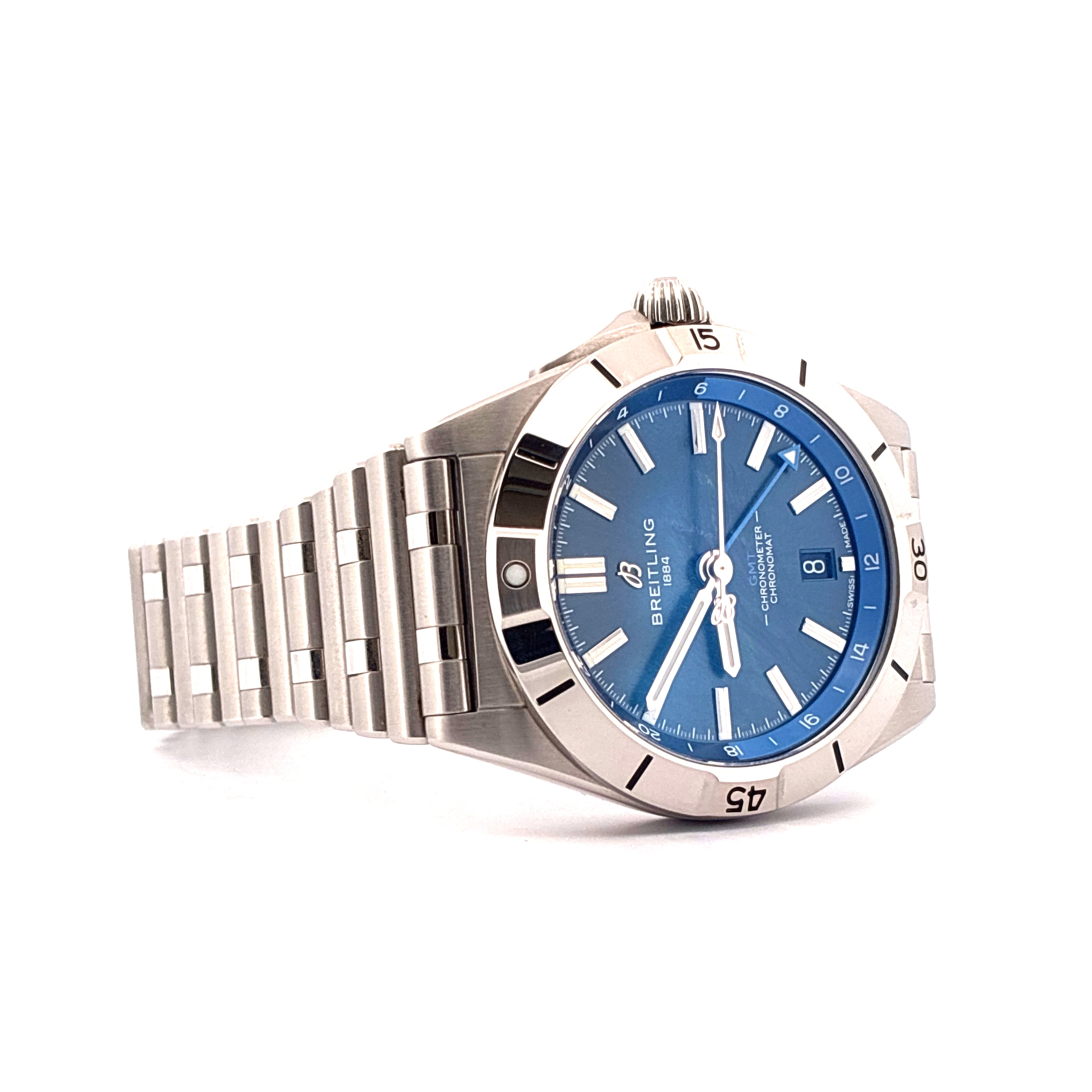 Chronomat GMT 1 of 288 / Sylt Edition / Limited Edition Blue Dial / Full links / Full-Set / 2023